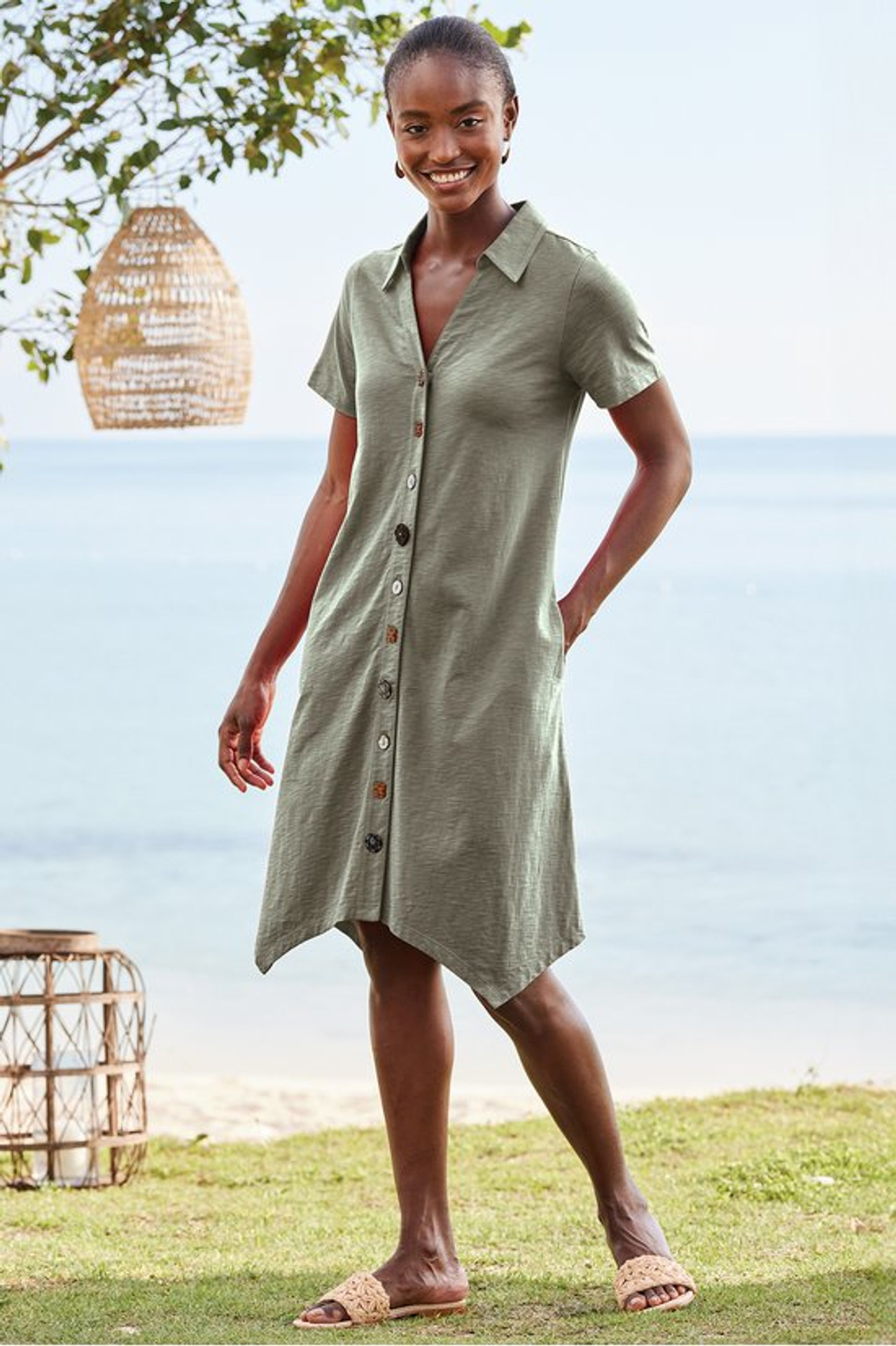 Danielle Button Dress1338