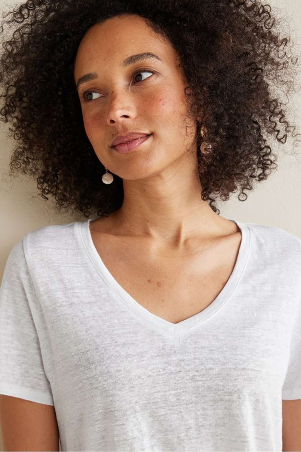 Aubrey Linen Slub Tee