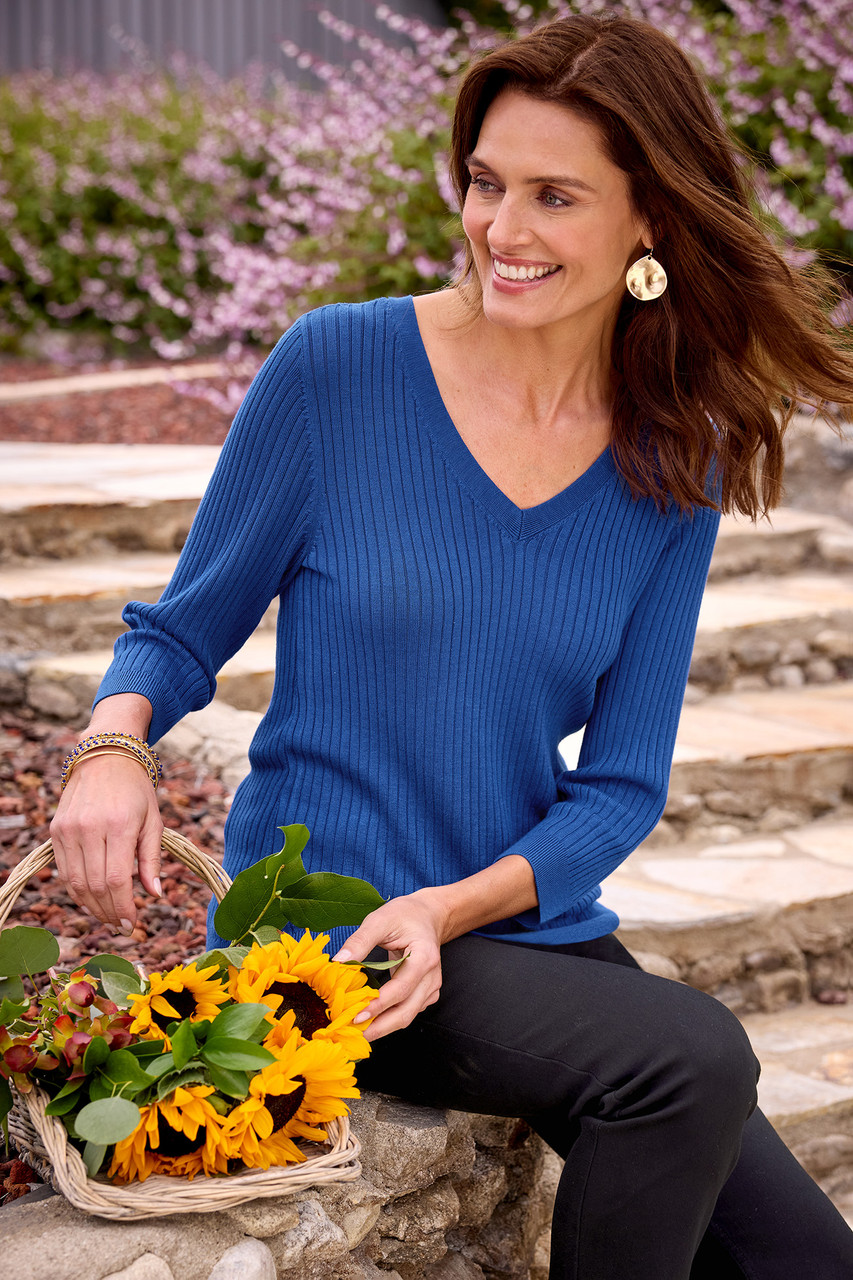 SoftEssential™ Ribbed Linnie Sweater