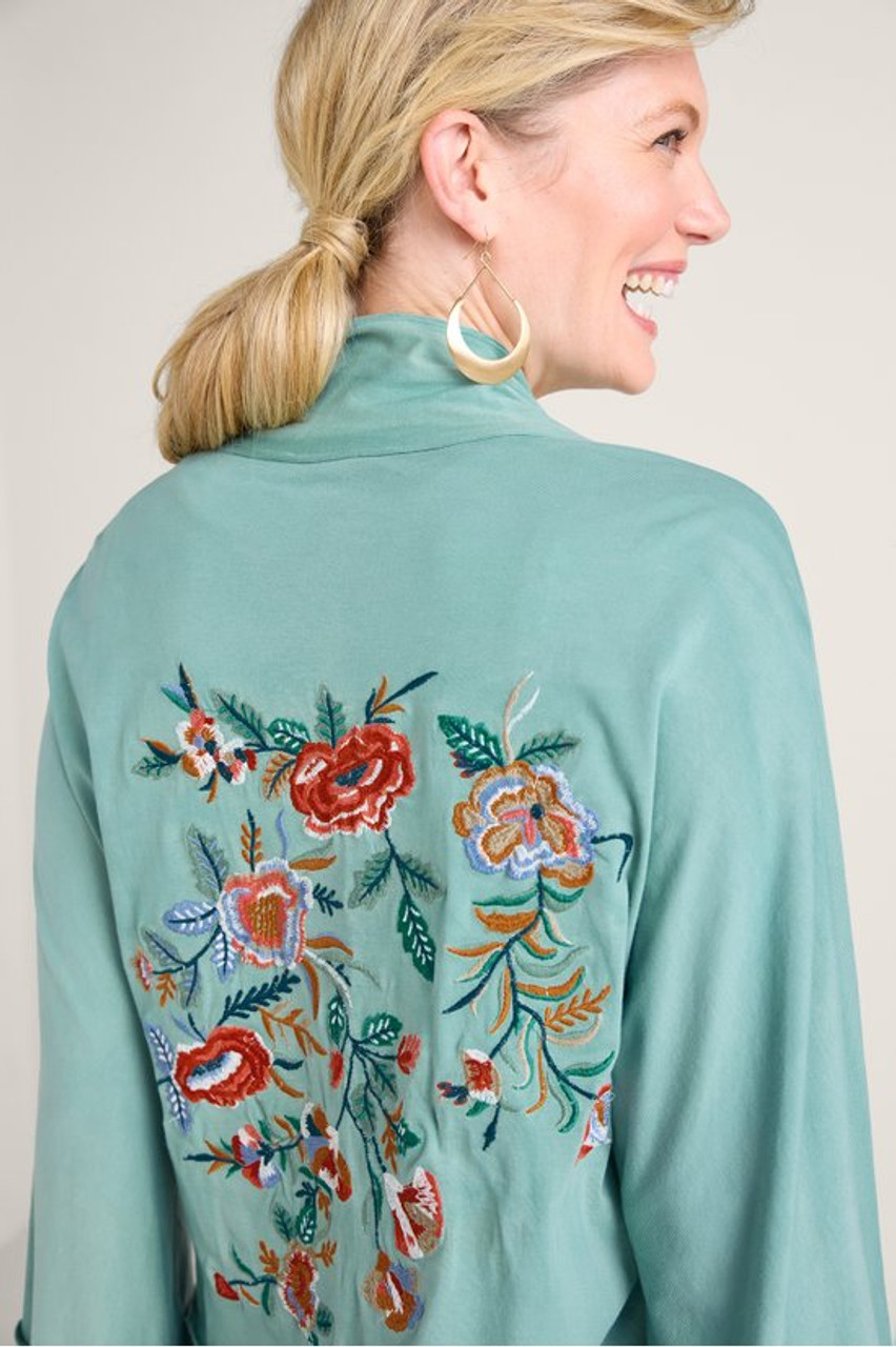 Zerah Embroidered Topper