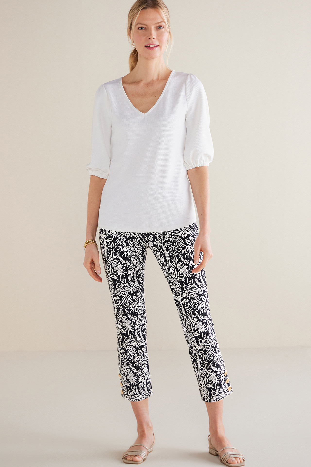 SoftEssential™ SUPERLA Slim Leg Crop Pants1194