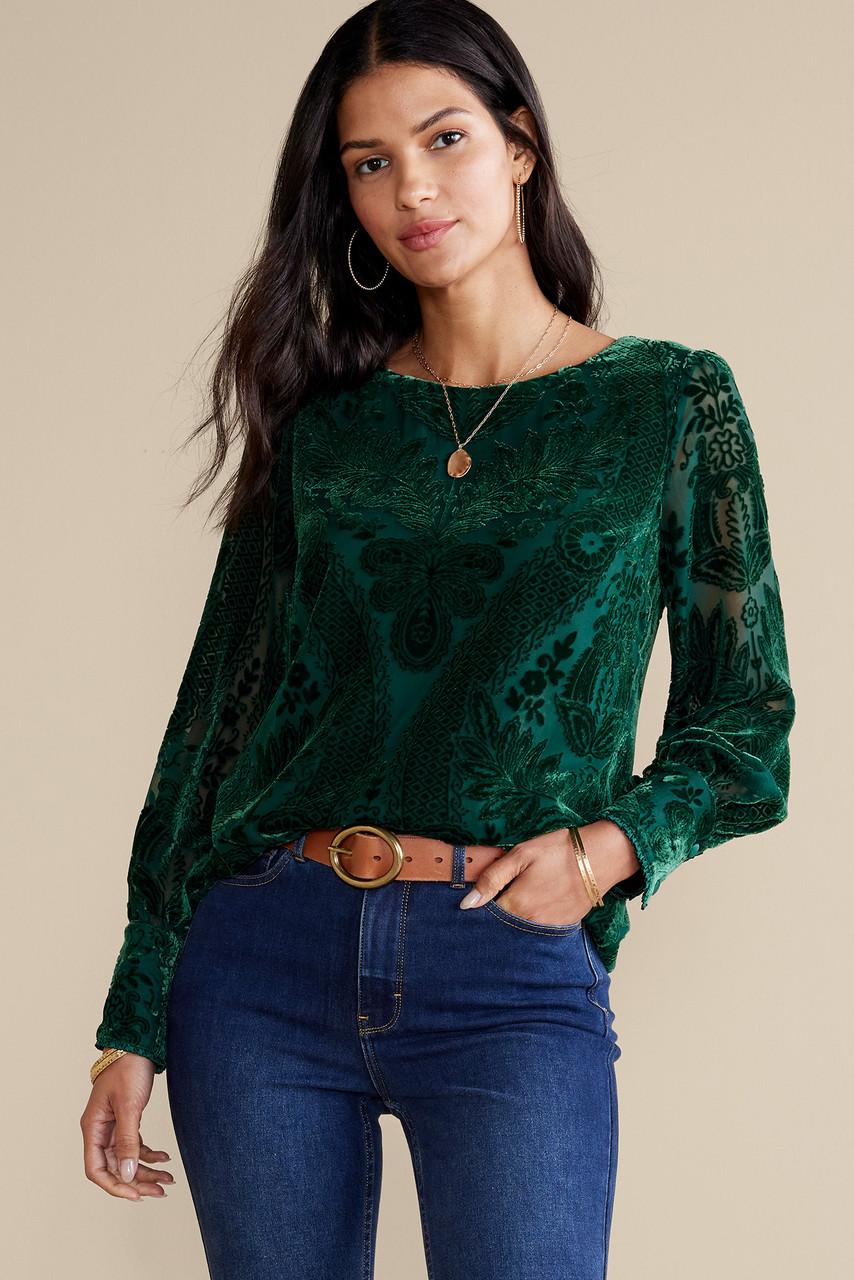 Vanetta Velvet Top   2228