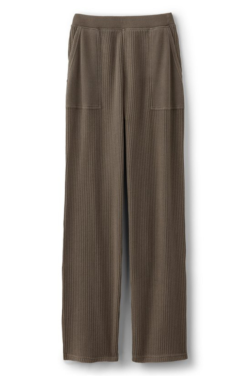 Vala Waffle Pull-On Pants
