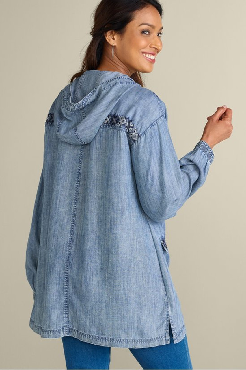 Evie Embroidered TENCEL™ Hoodie