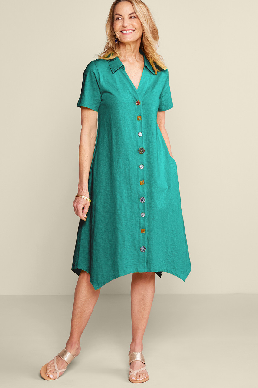 Danielle Button Dress1338