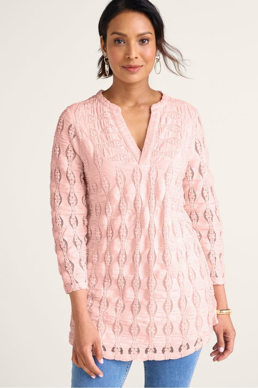Priya Knit Lace Tunic