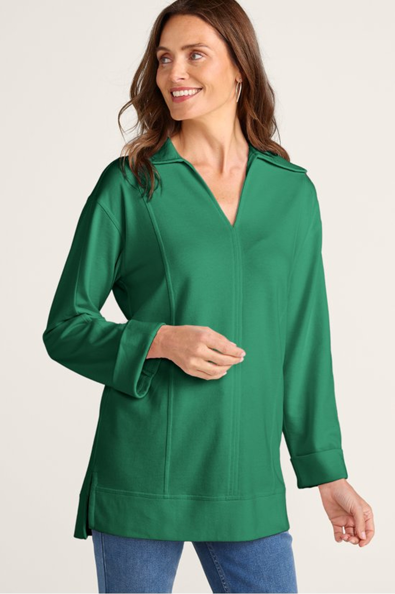 Kalindi French Terry Tunic