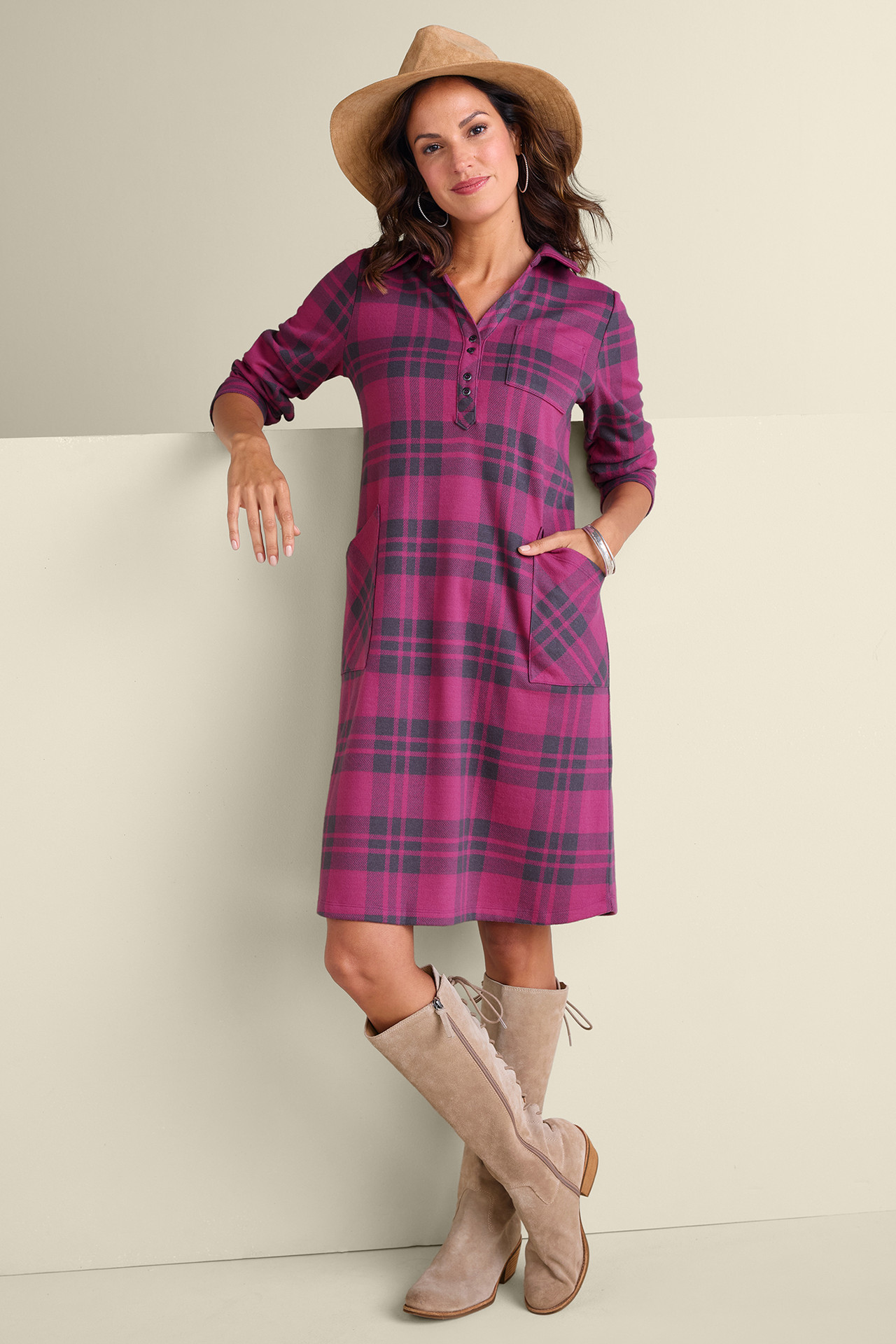 Paramount Plaid Dress
