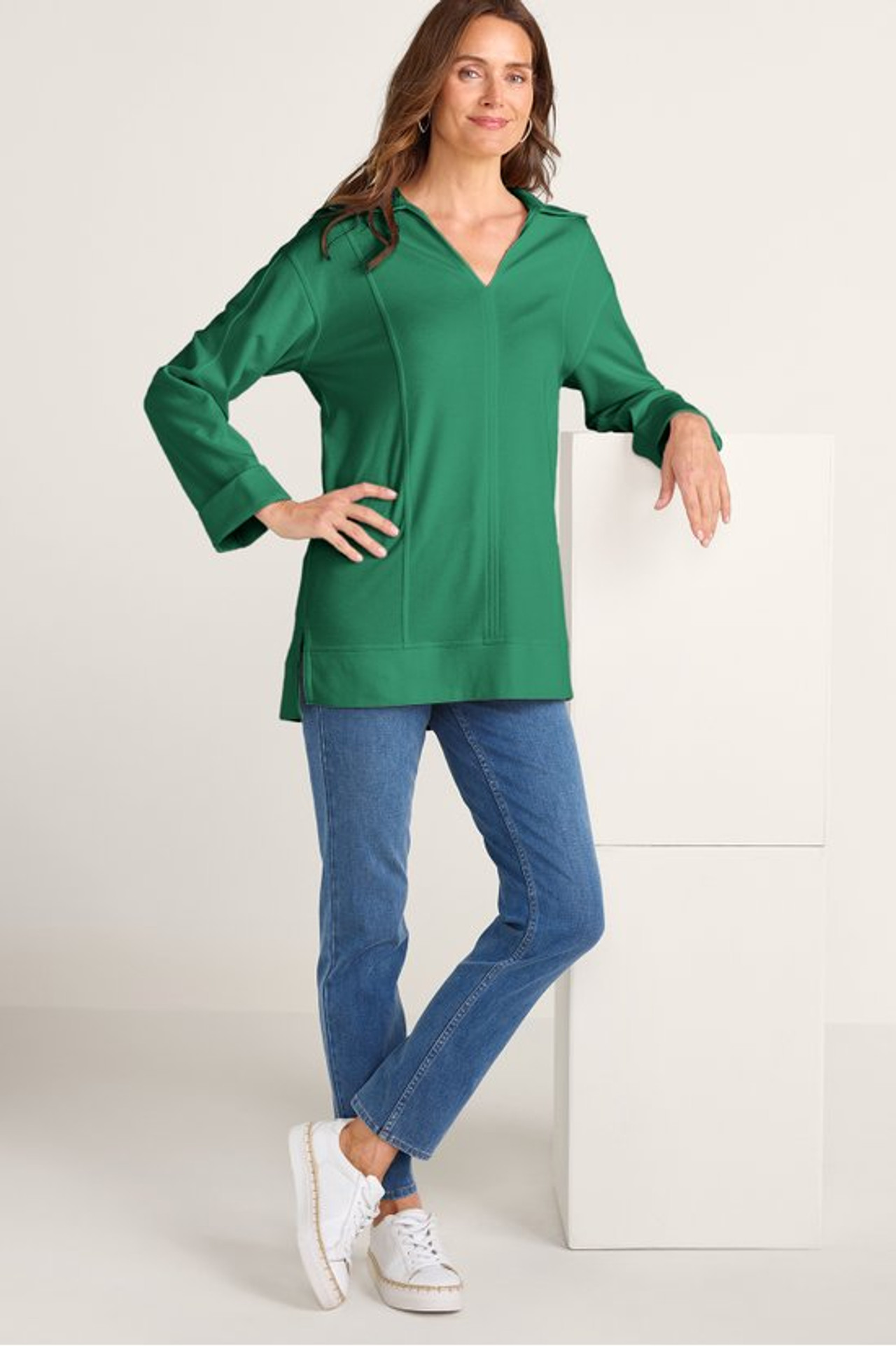 Kalindi French Terry Tunic