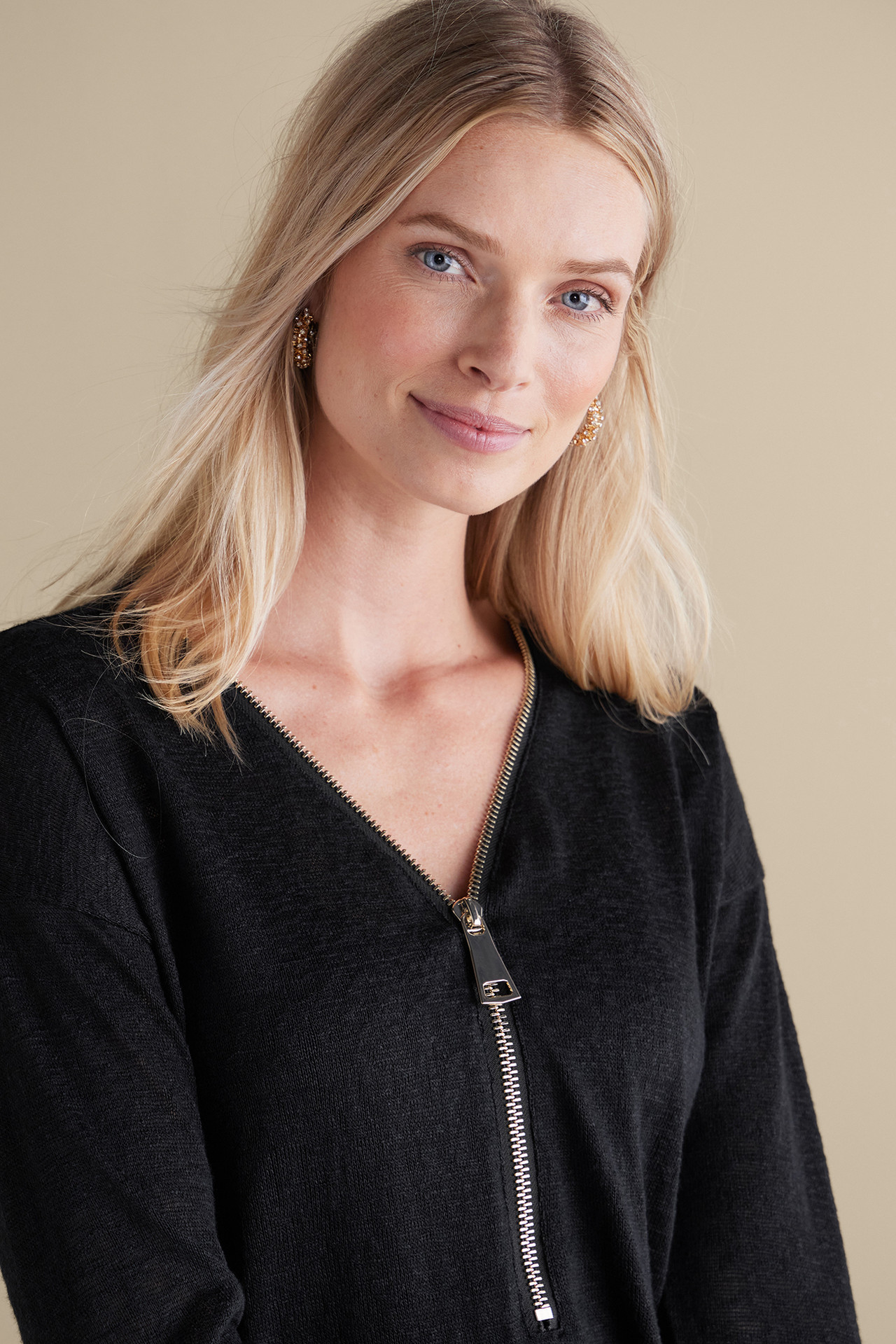 Valentina Zip Sweater   2216