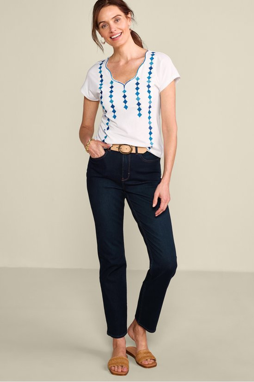 Byzantine Embroidered Tee