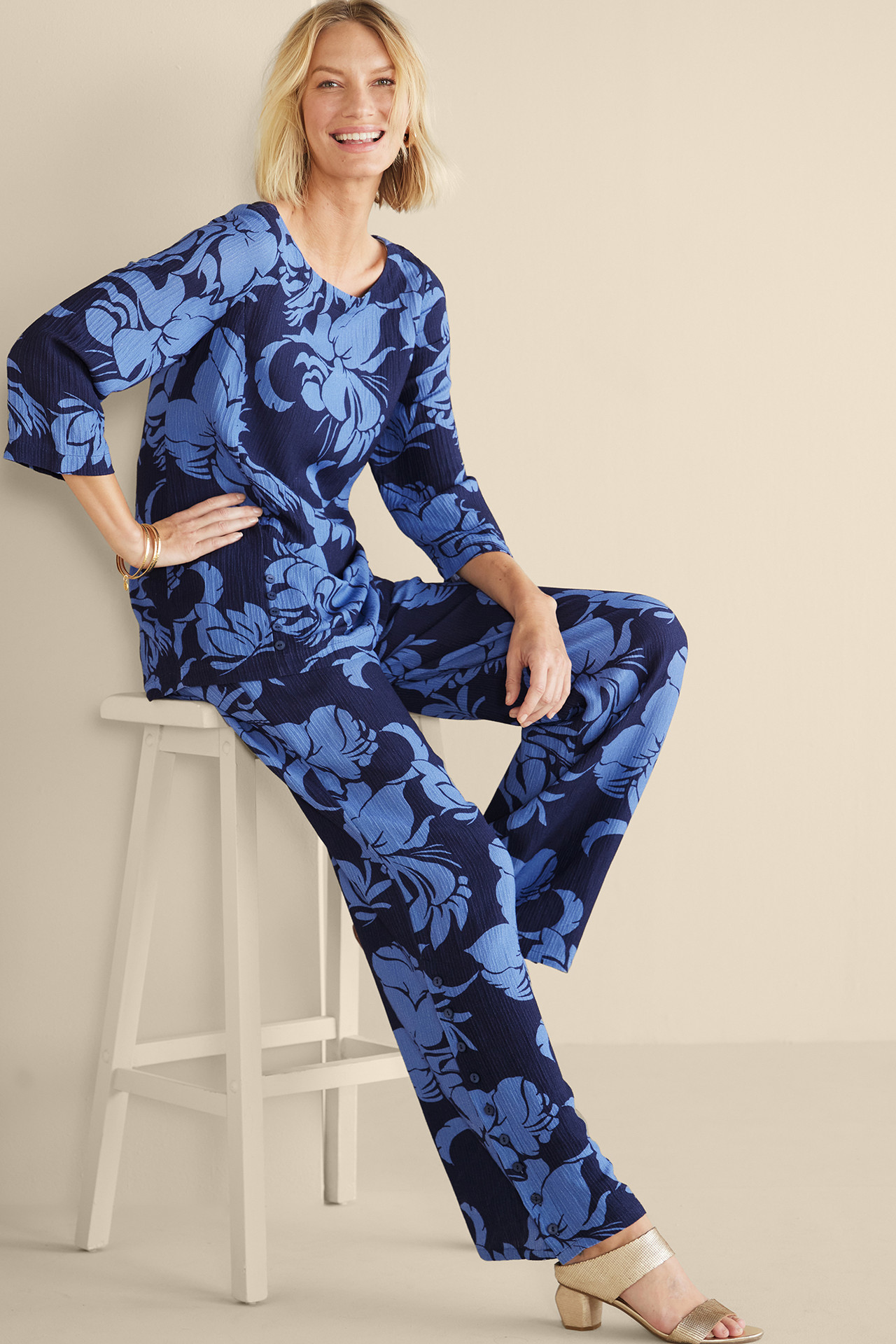 Oceo Gauze Wide-Leg Pants1474