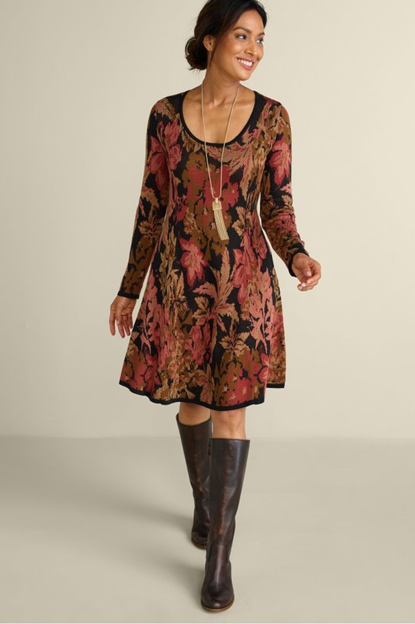 Nelia Jacquard Sweater Dress