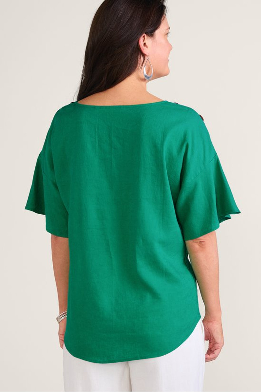 Andrea Linen Blend Pullover