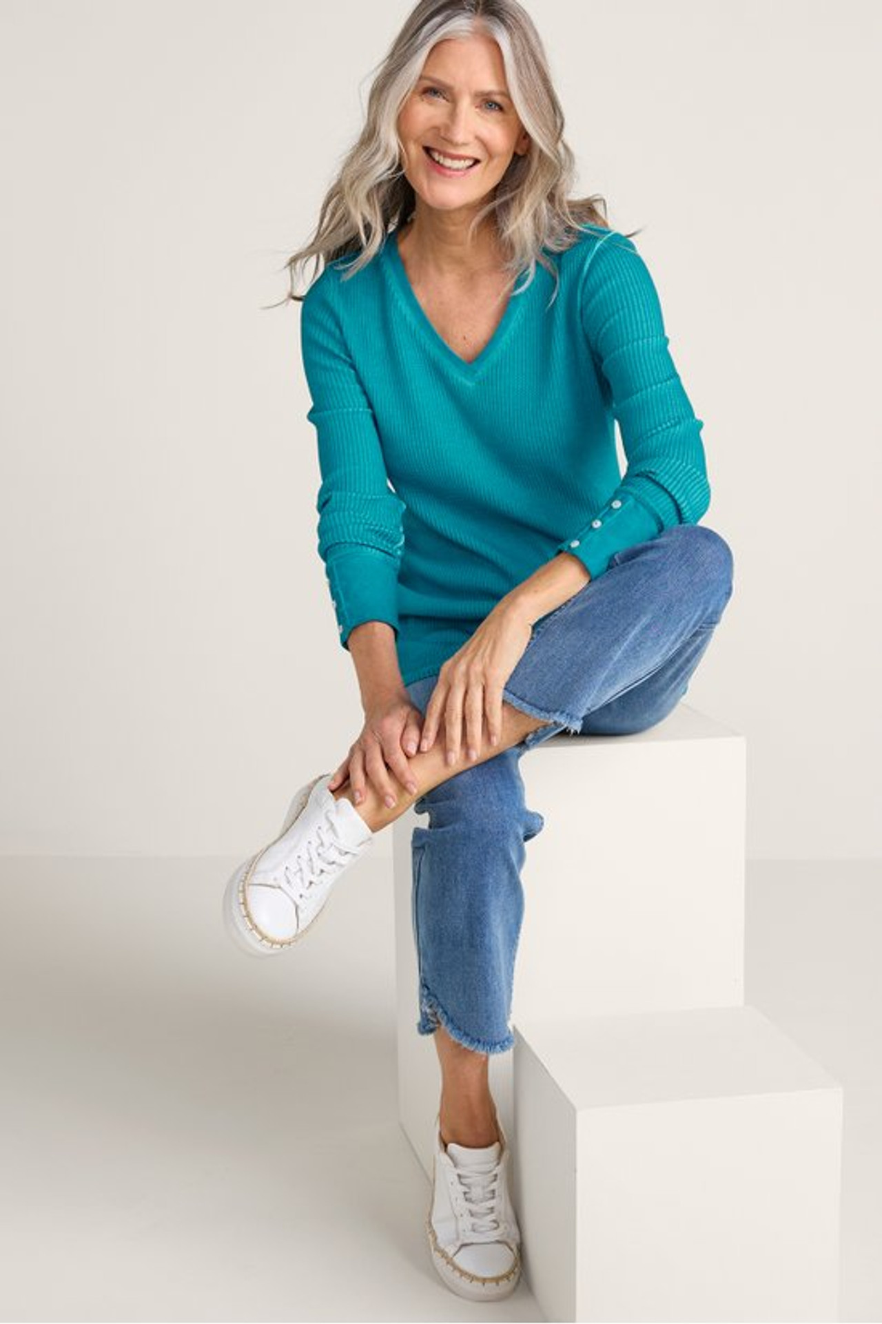 Arabella Waffle Knit Tunic