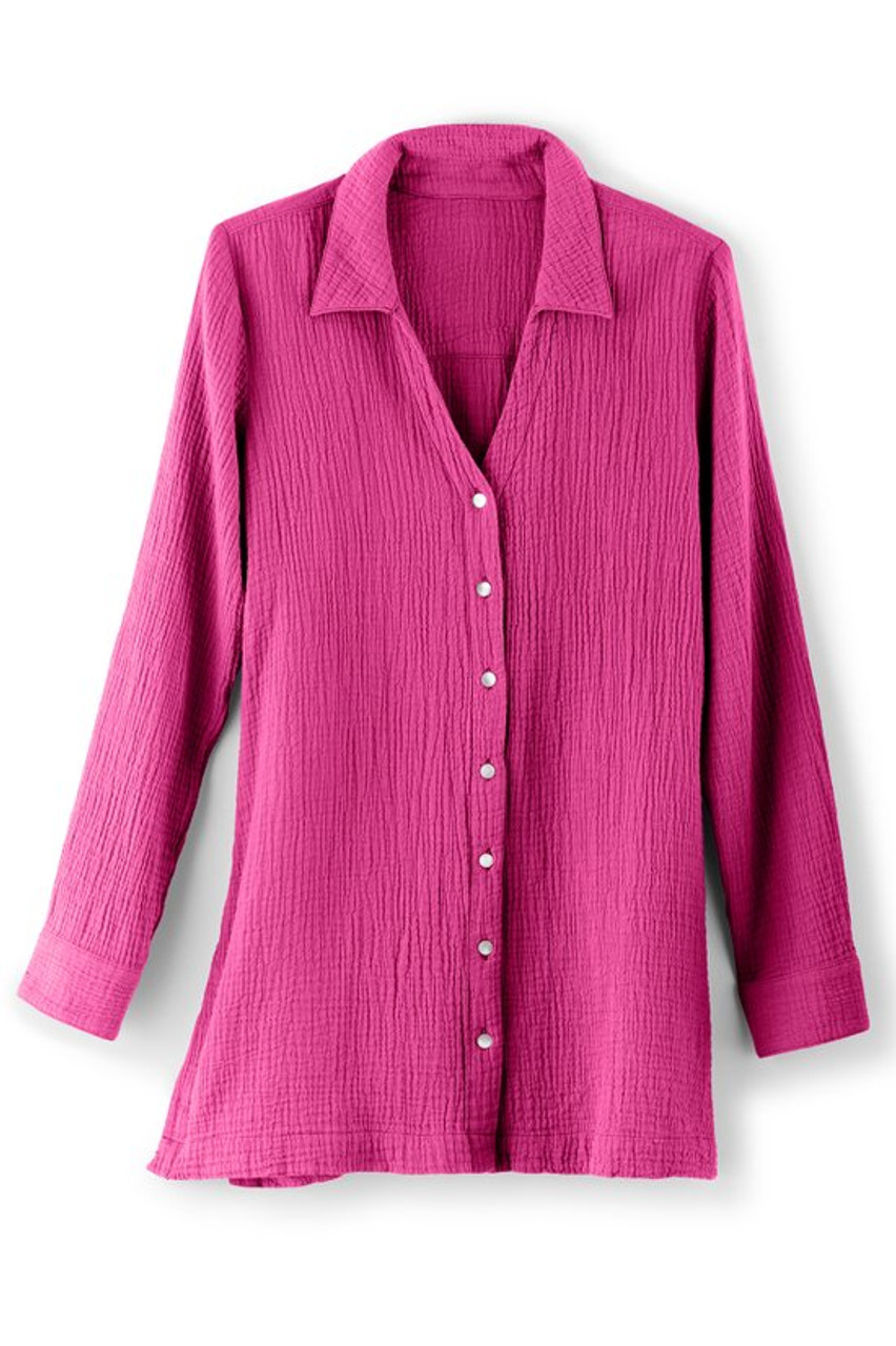 Escambia Gauze Tunic Shirt