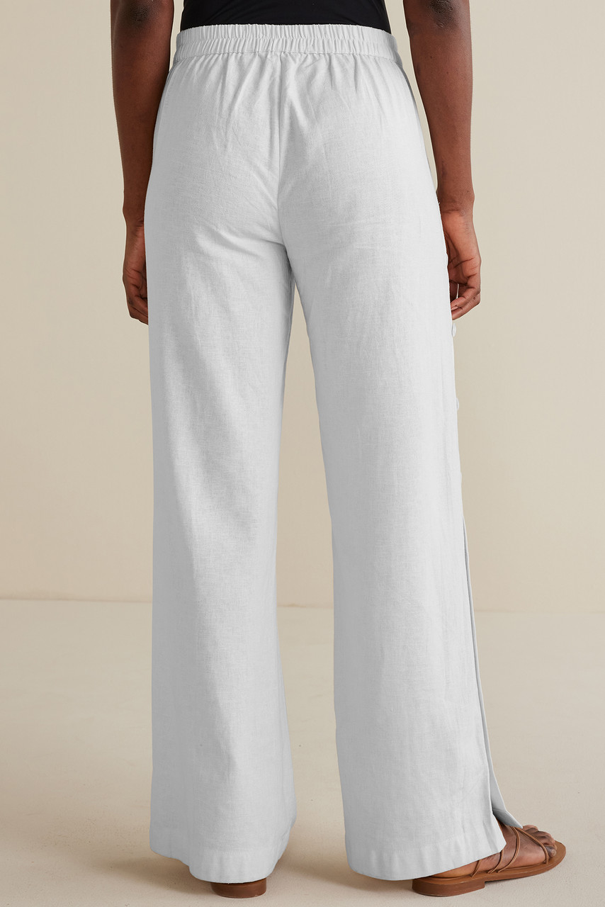 Sonoma Linen Blend Wide Leg Pants