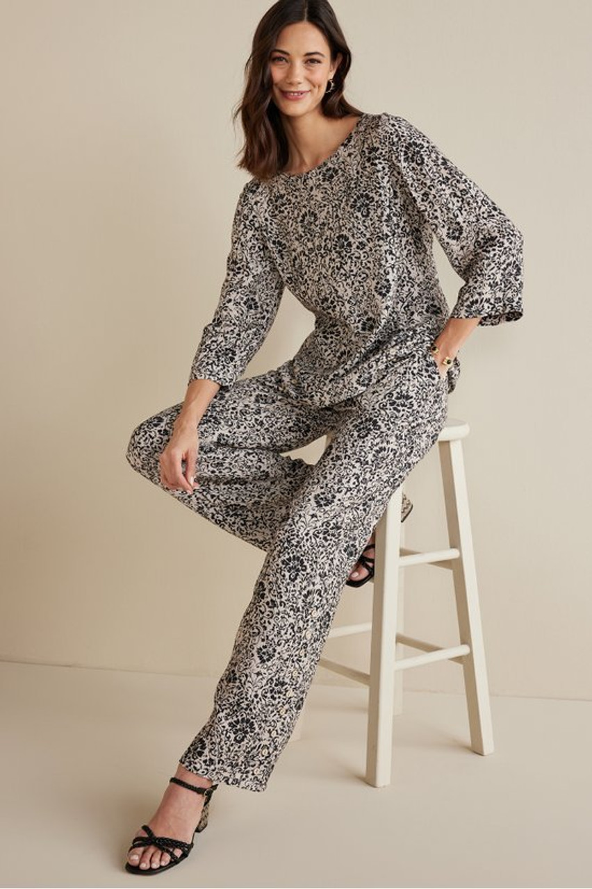 Oceo Gauze Wide-Leg Pants1474