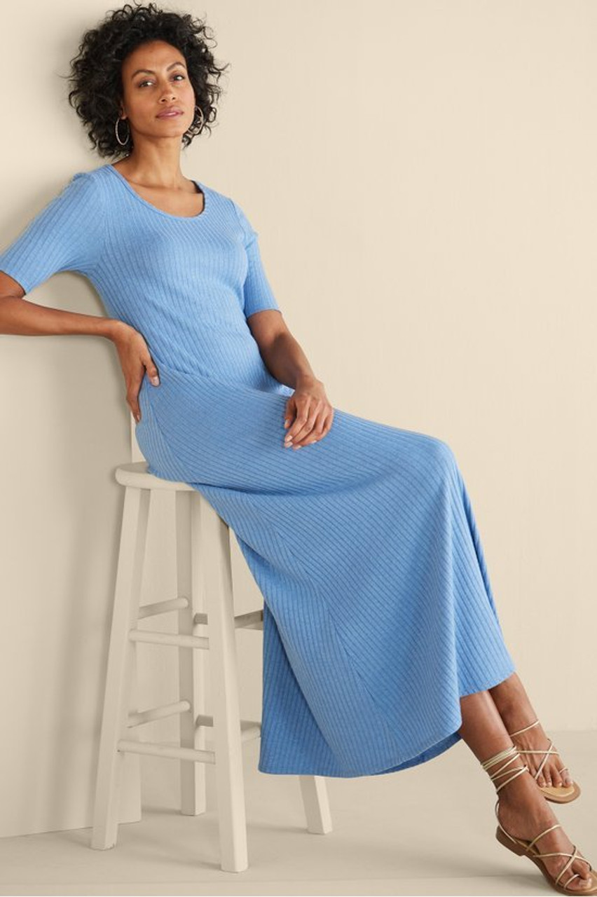 Textured Short Sleeve Santiago Dress