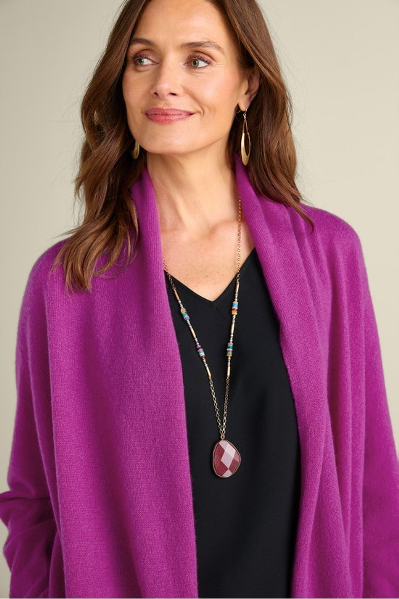 Izzy Cashmere Long Cardigan