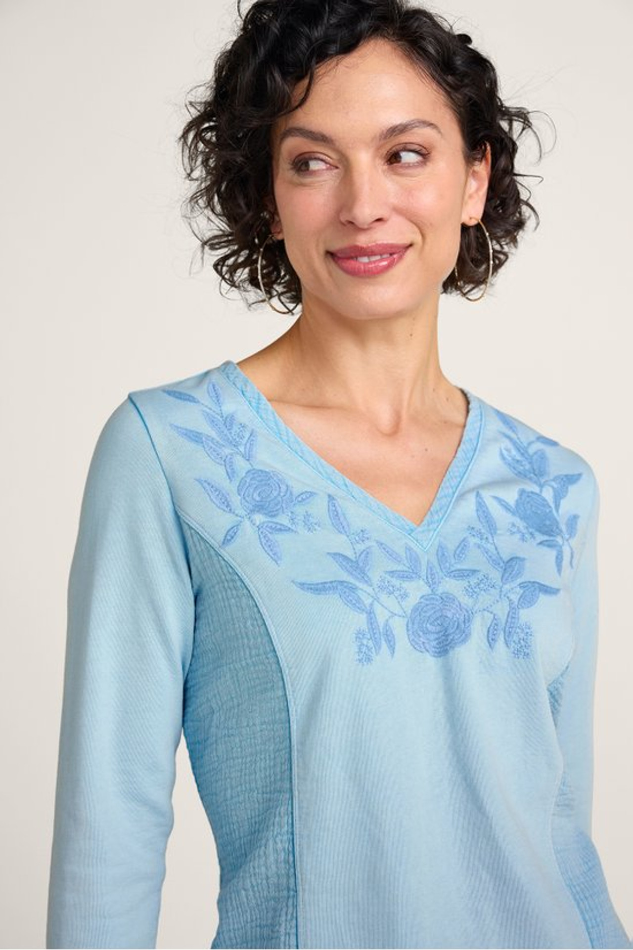 Salome French Terry & Gauze Tunic