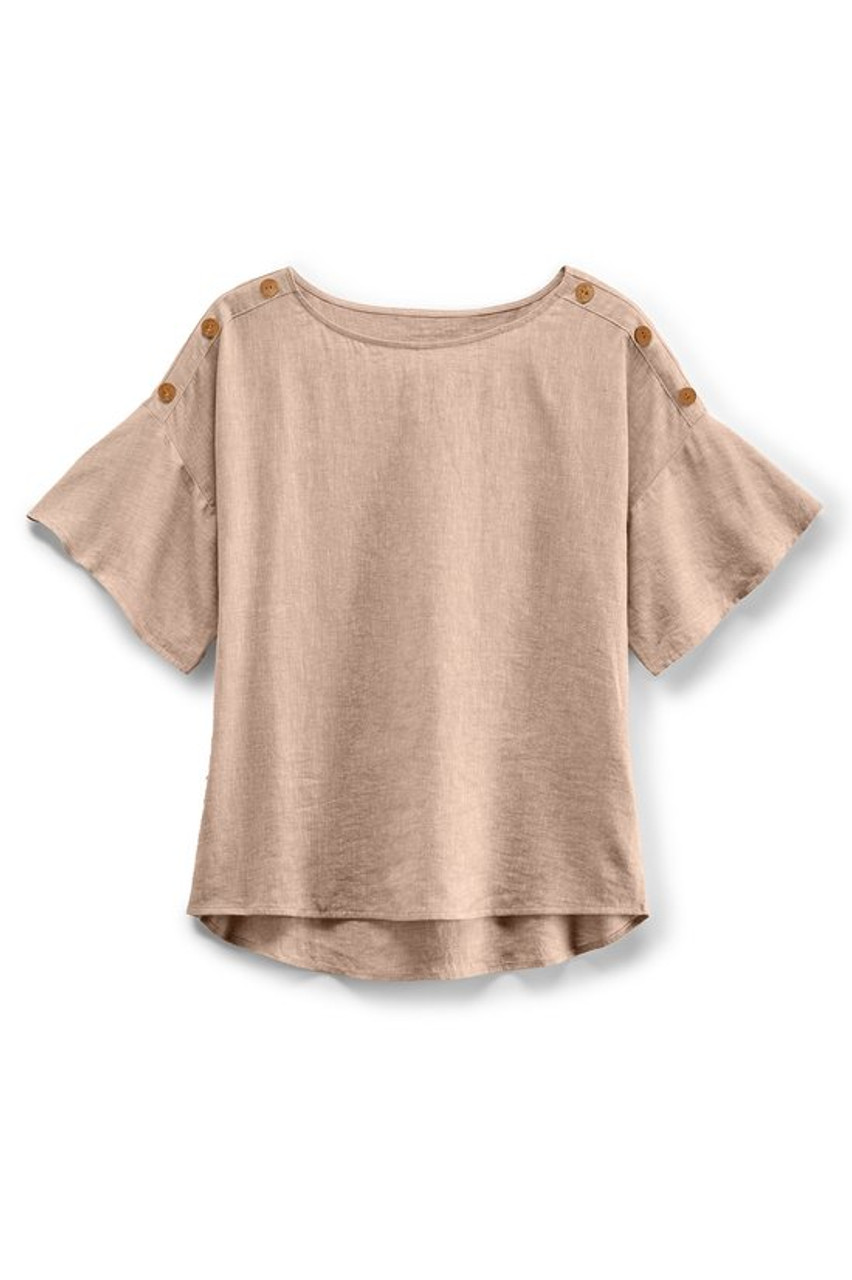 Andrea Linen Blend Pullover