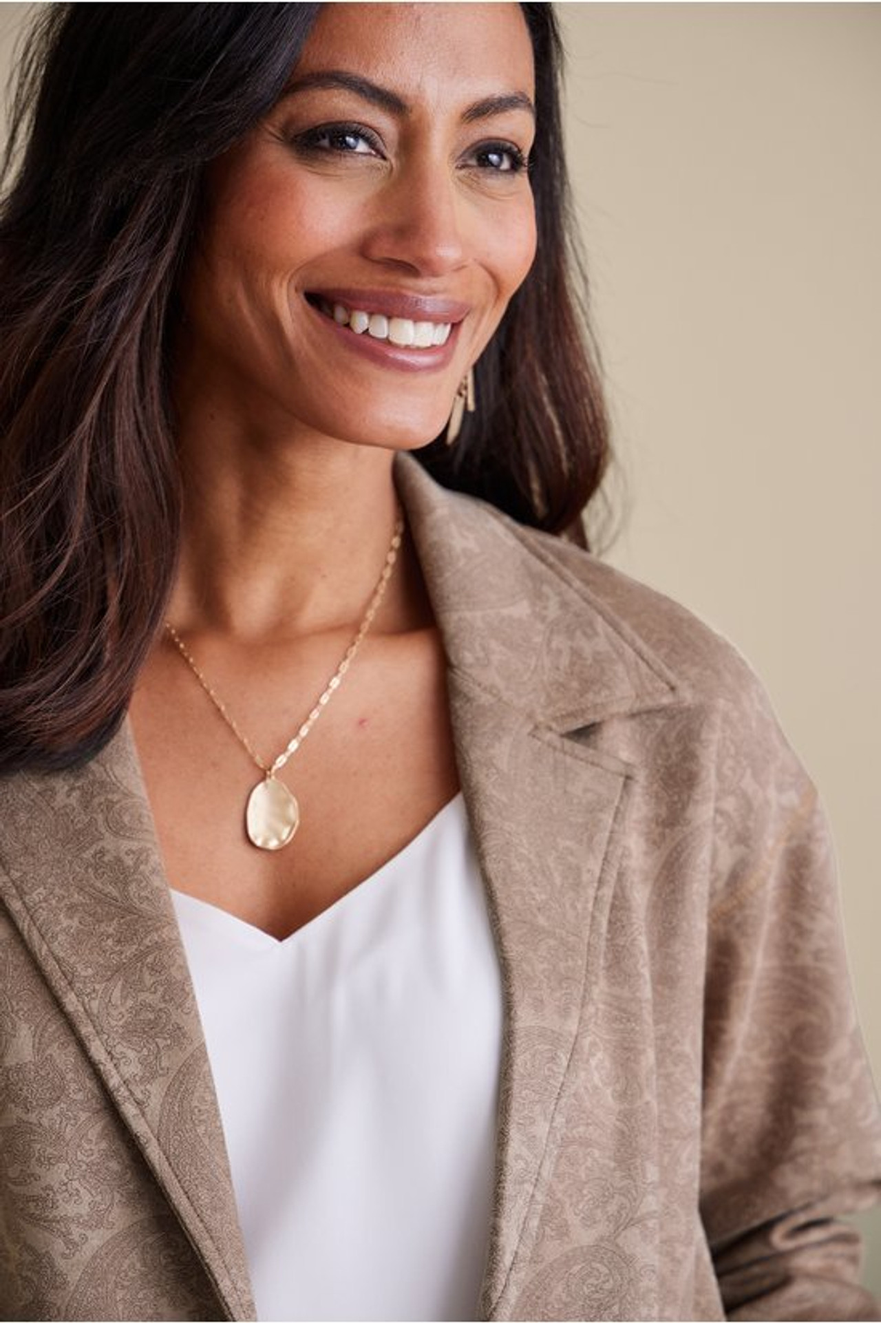 Malika Faux Suede Jacket