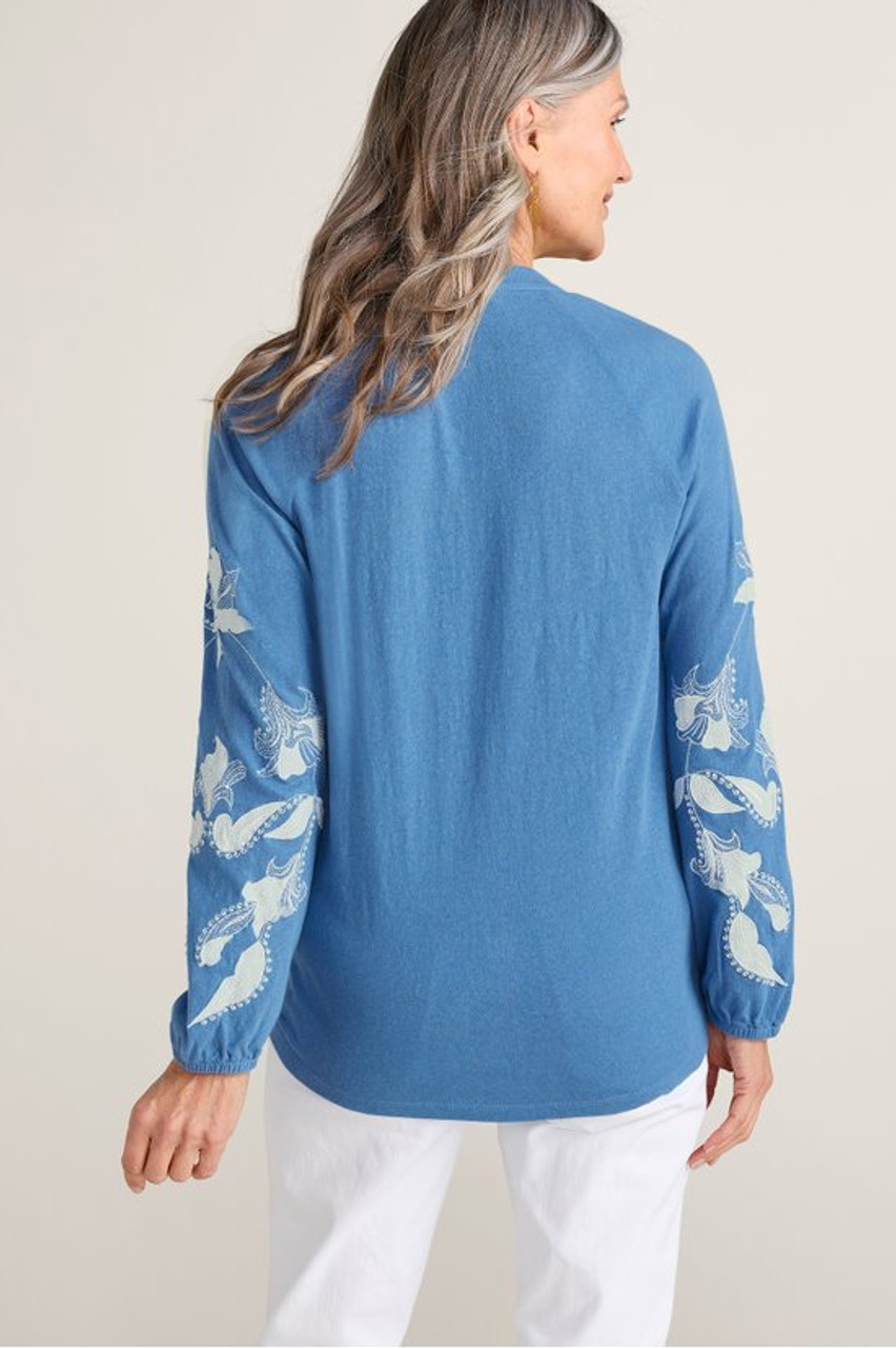Alva Embroidered Knit Top