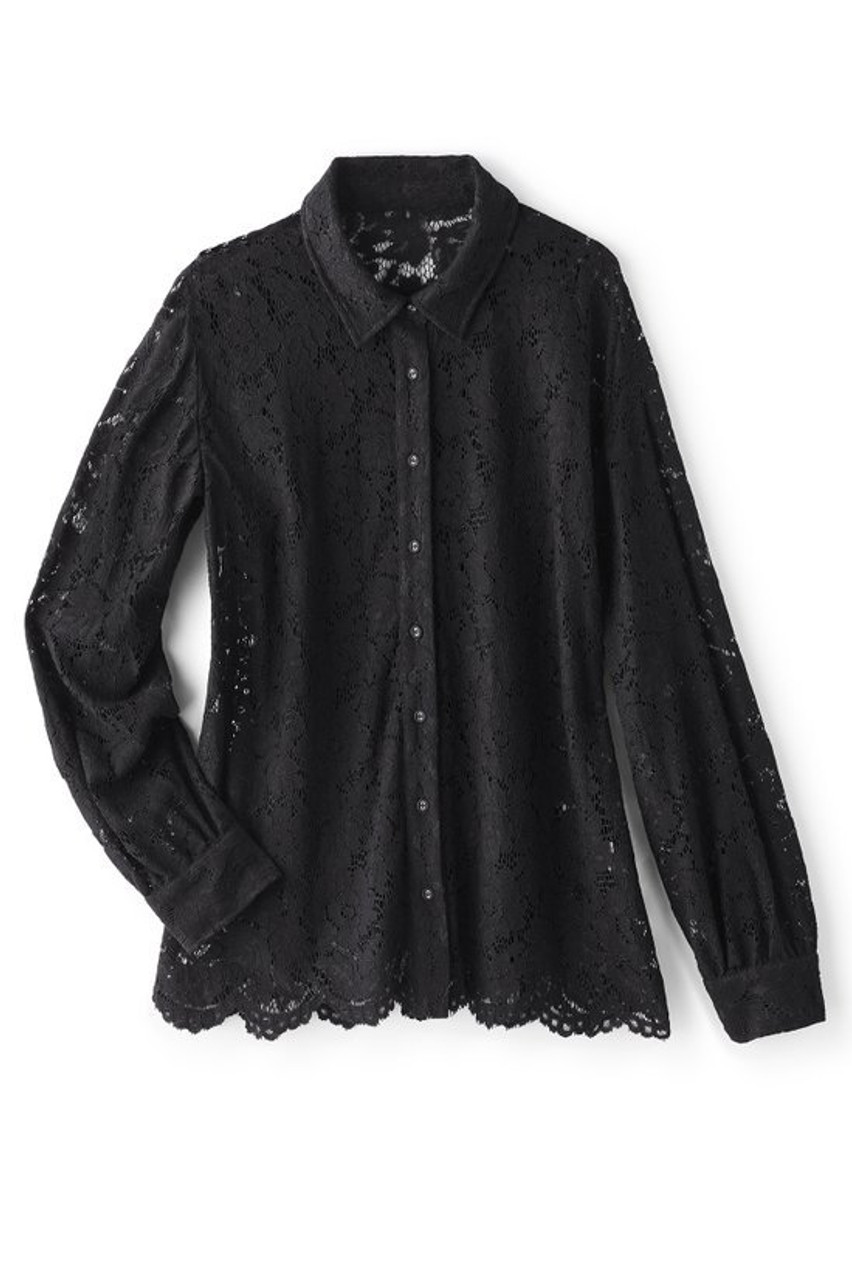 Lisa Lace Button Front   2243