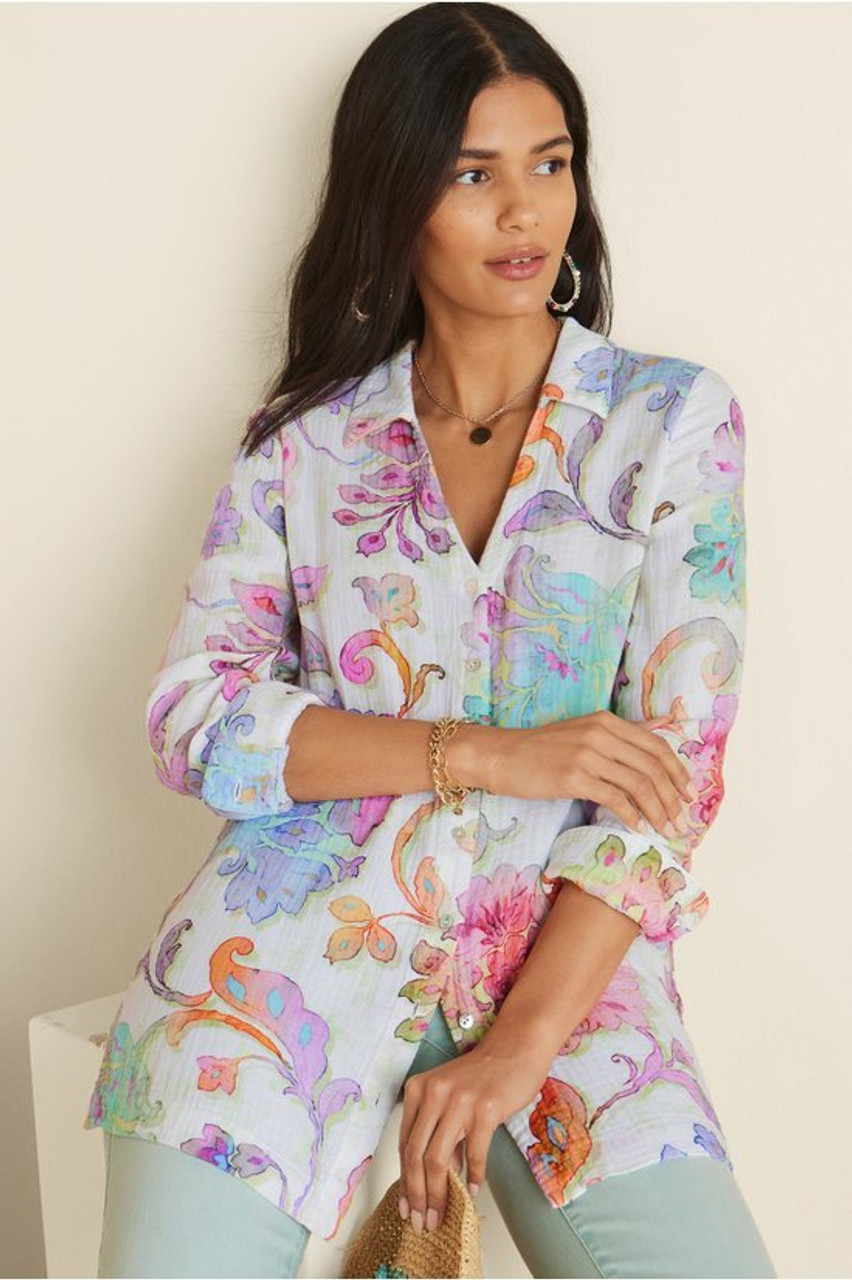 Escambia Gauze Tunic Shirt