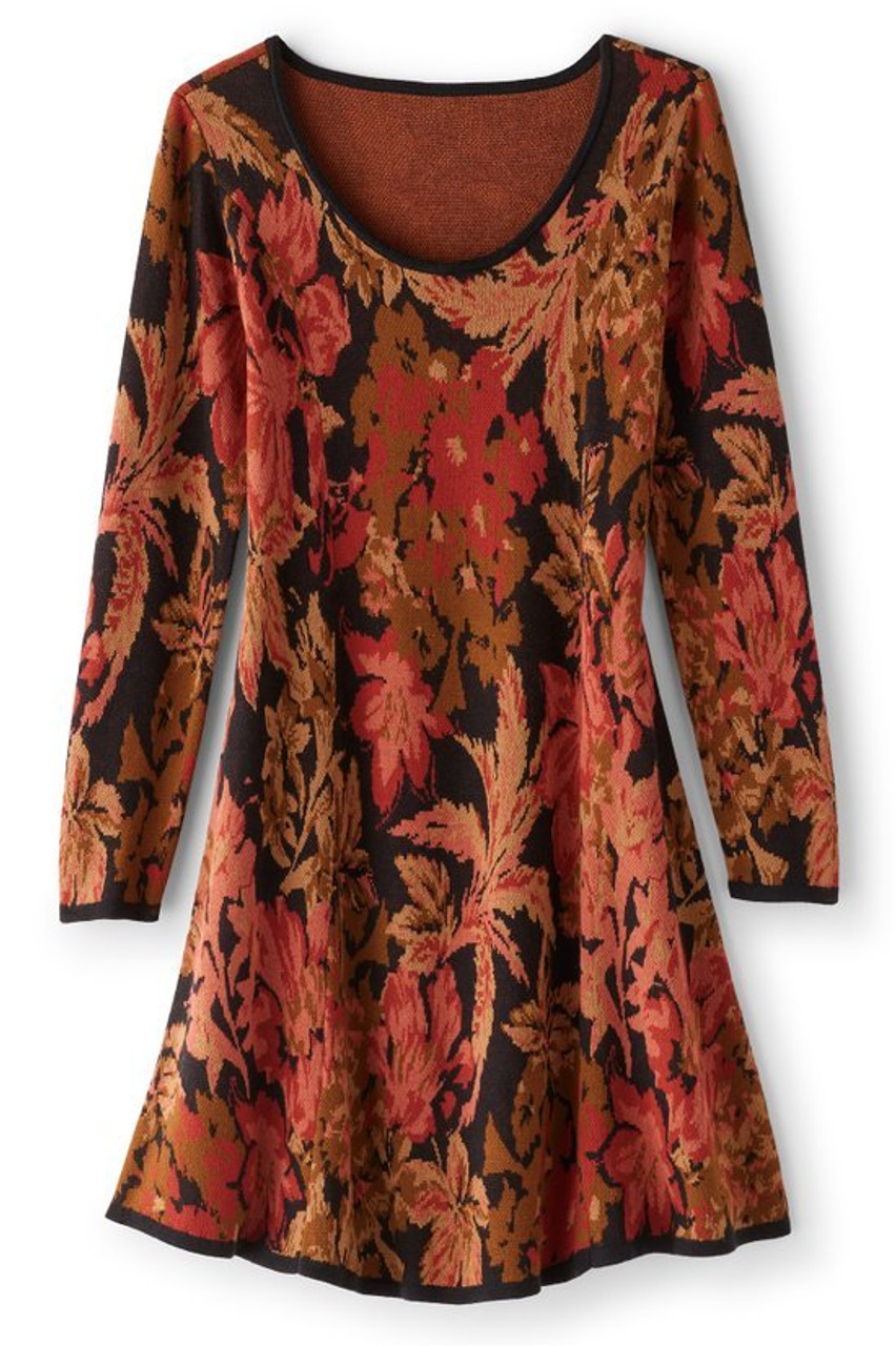 Nelia Jacquard Sweater Dress