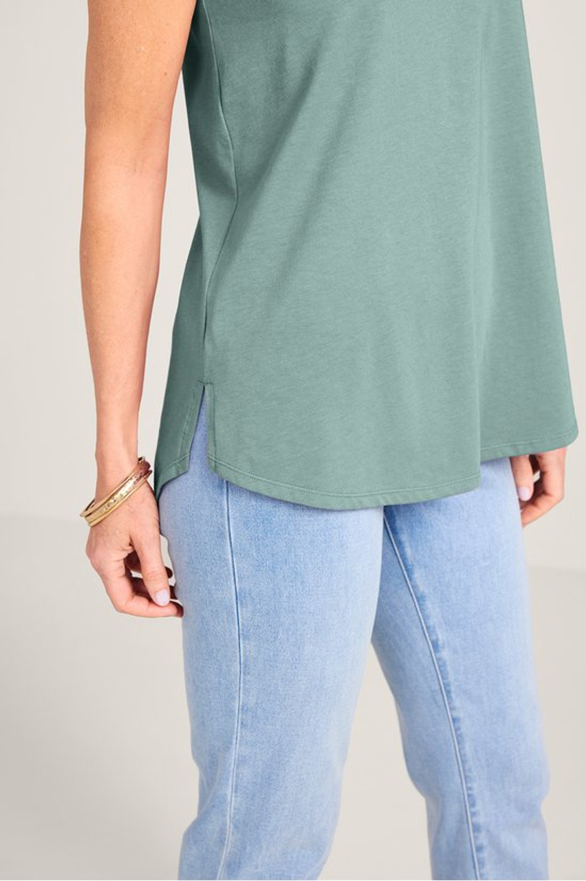 SoftEssential™ Supima® Isabel Sleeveless Tunic