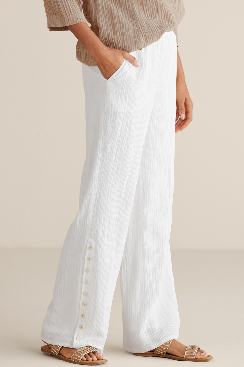 Oceo Gauze Wide-Leg Pants1474