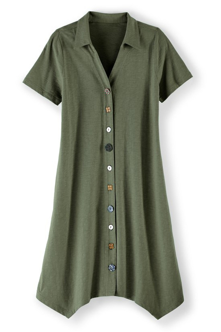 Danielle Button Dress1338