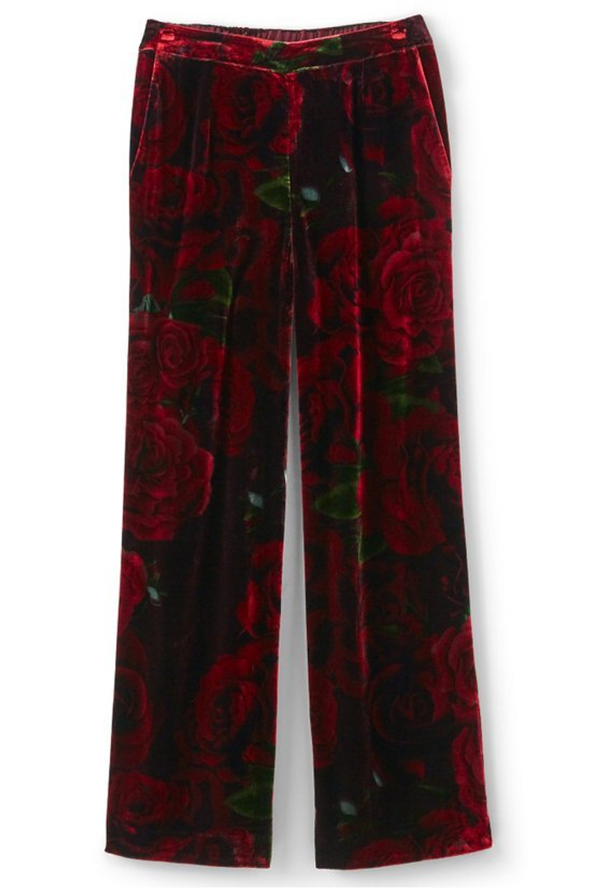 Aria Velvet Wide Leg Pants