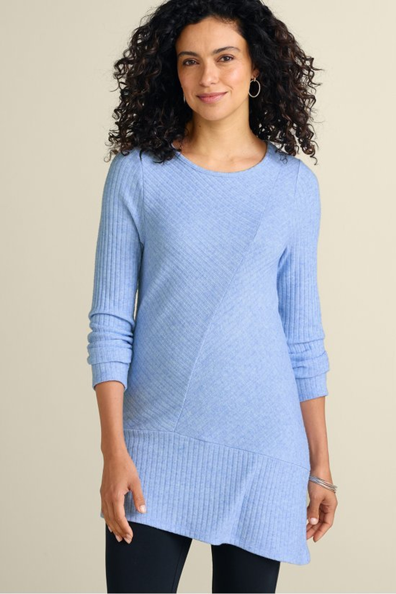 Textured Asymmetrical Tunic