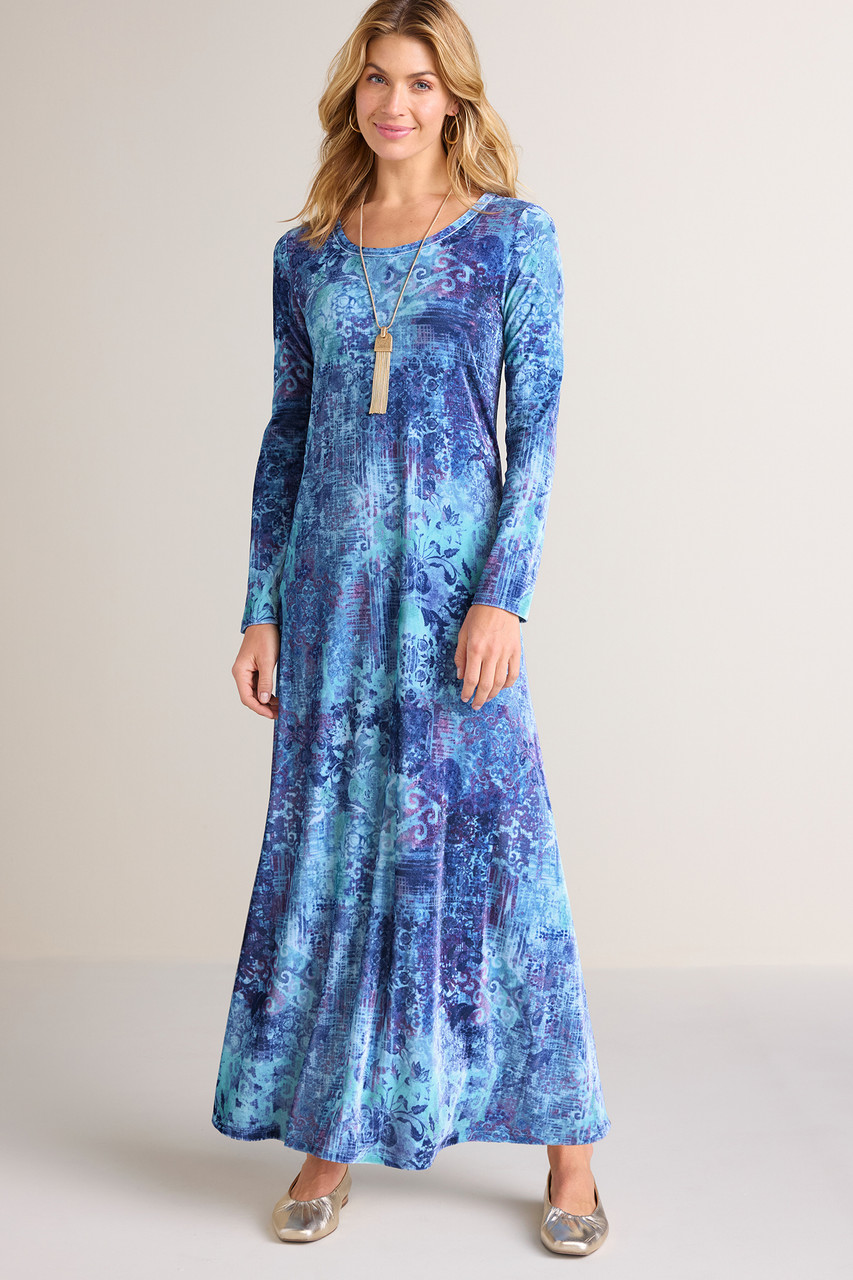 Santiago Stretch Velvet Dress1562