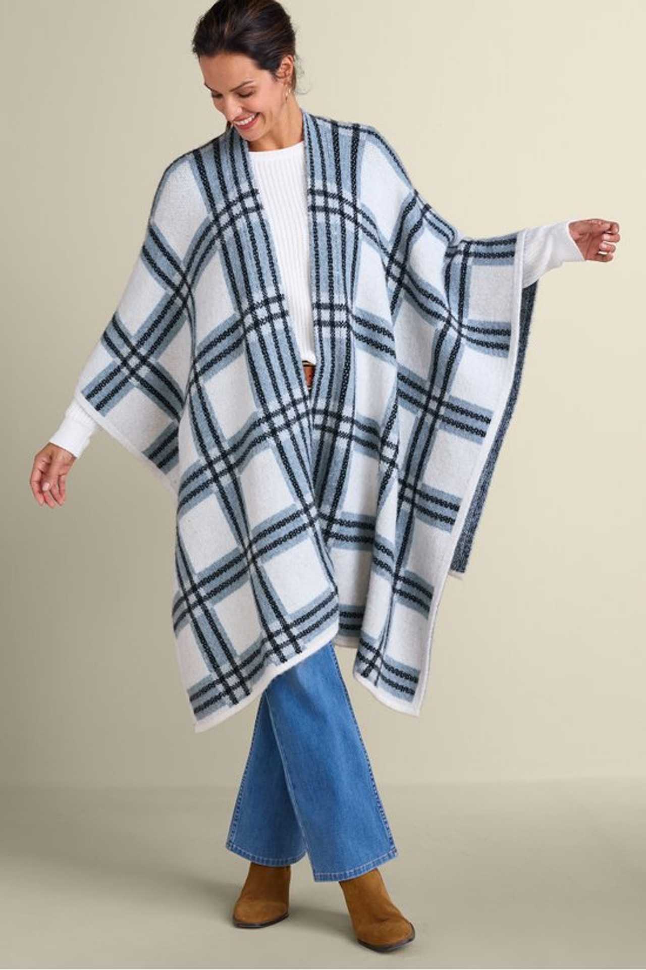 Braunwyn Plaid Wrap