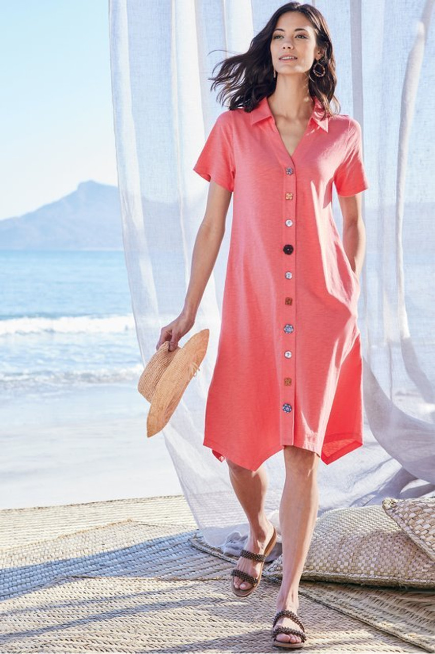 Danielle Button Dress1338