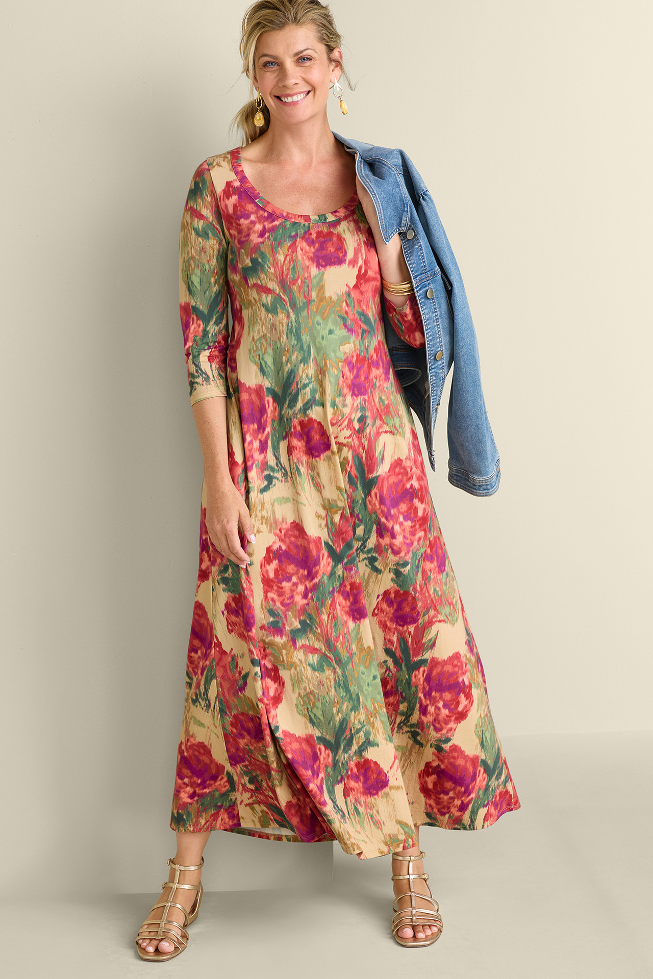 Santiago 3/4 Sleeve Dress1183