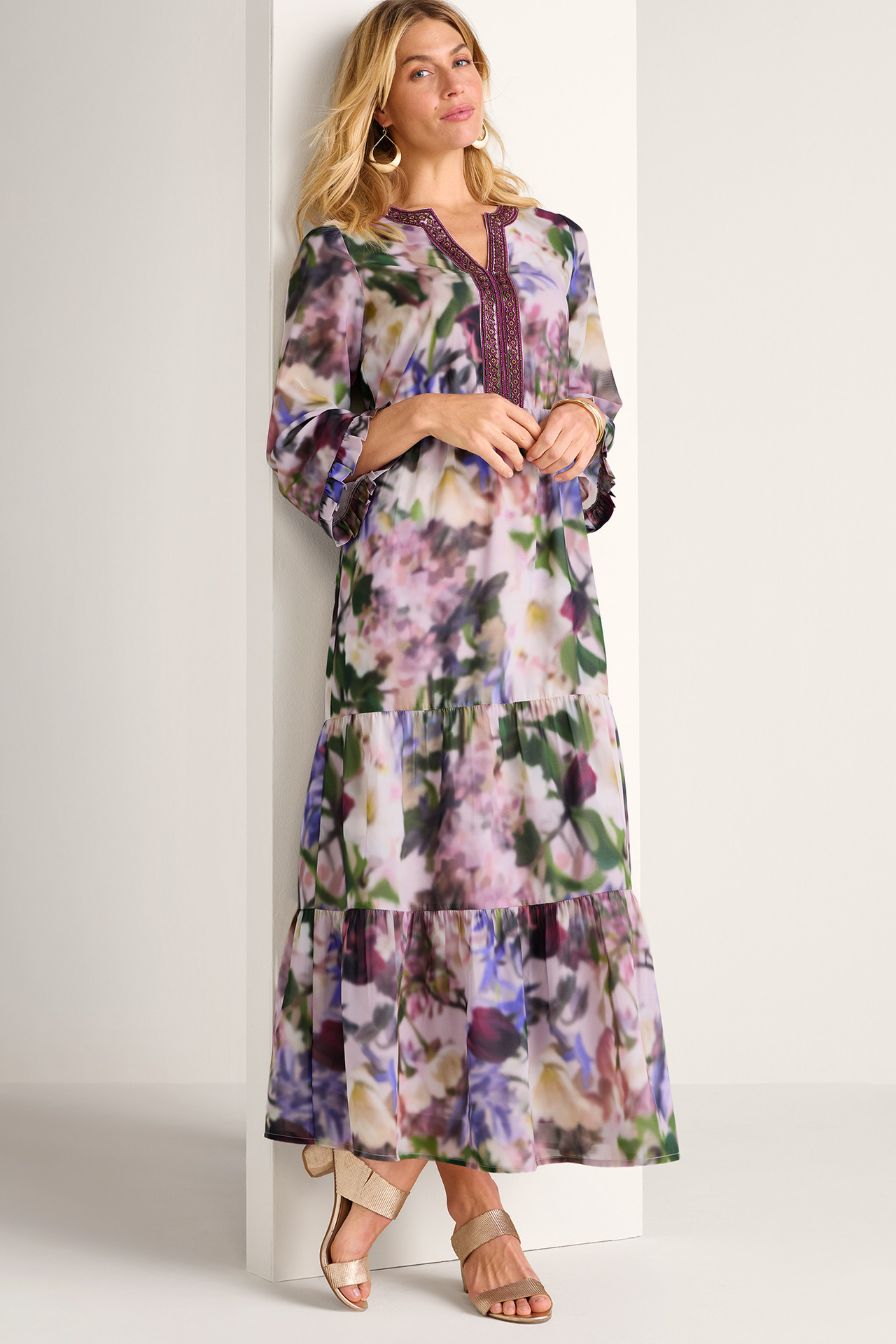 Baroque Maxi Dress