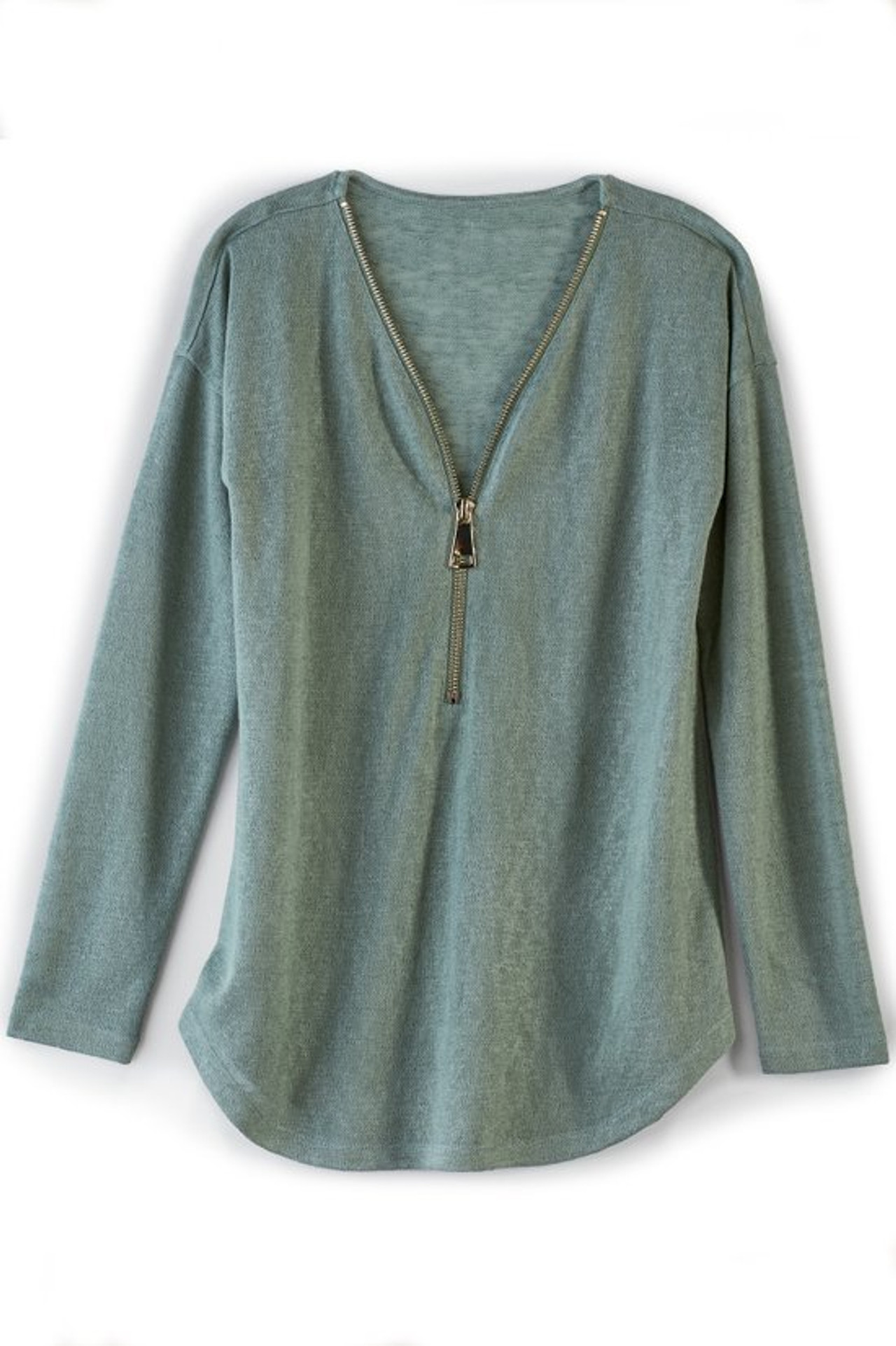 Valentina Zip Sweater   2216