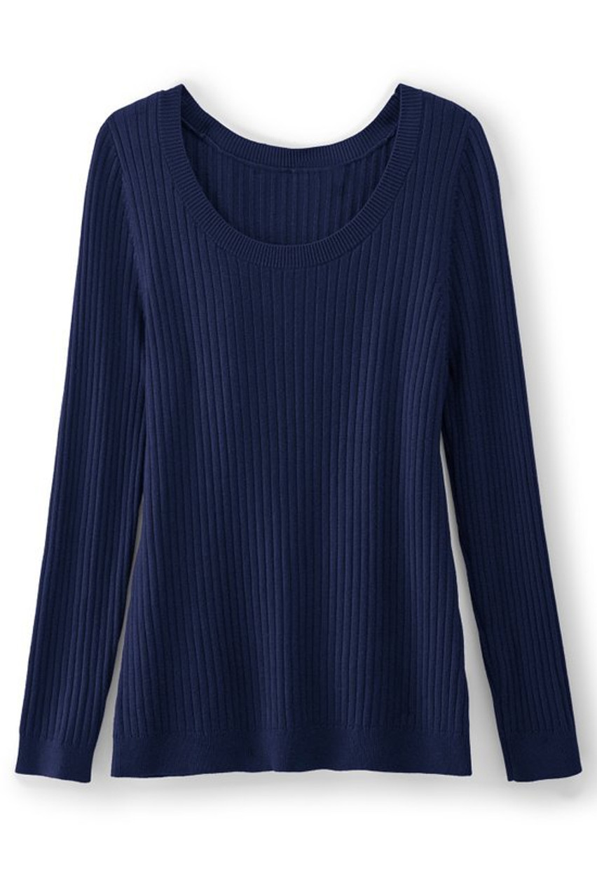 SoftEssential™ Ribbed Pullover Sweater