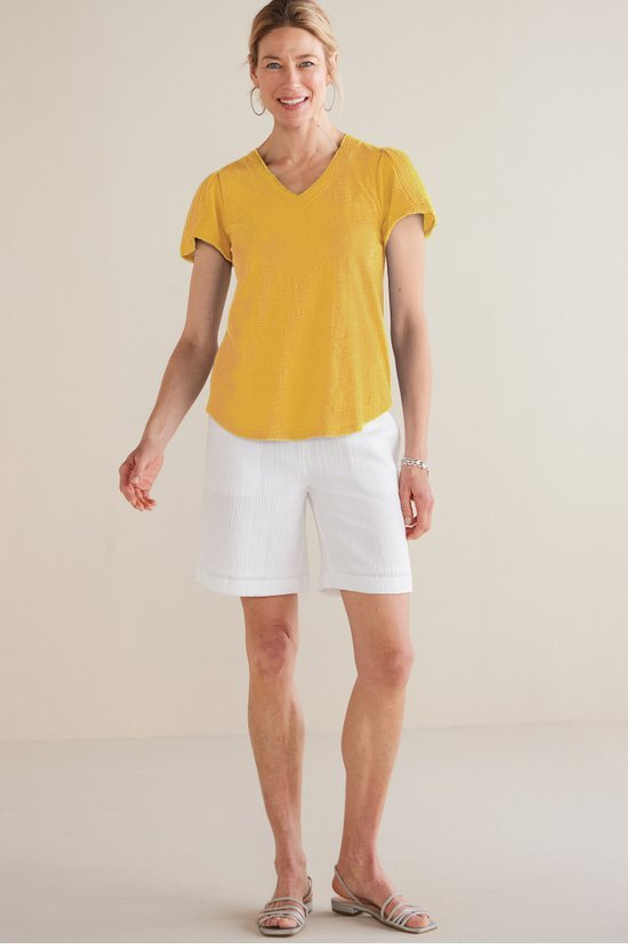 Philippa Gauze Sleeve Tee