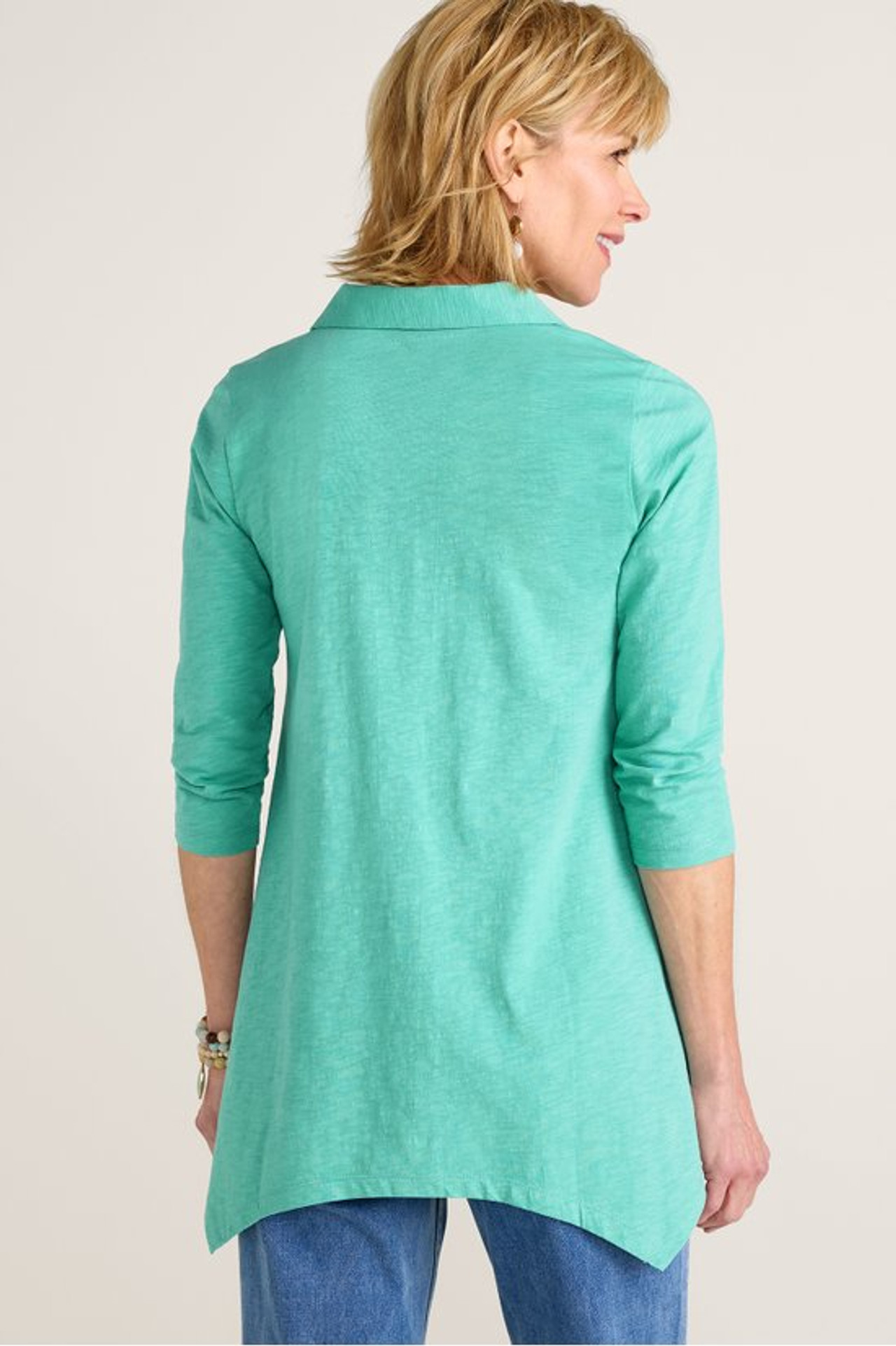 Danielle Button 3/4 Sleeve Tunic
