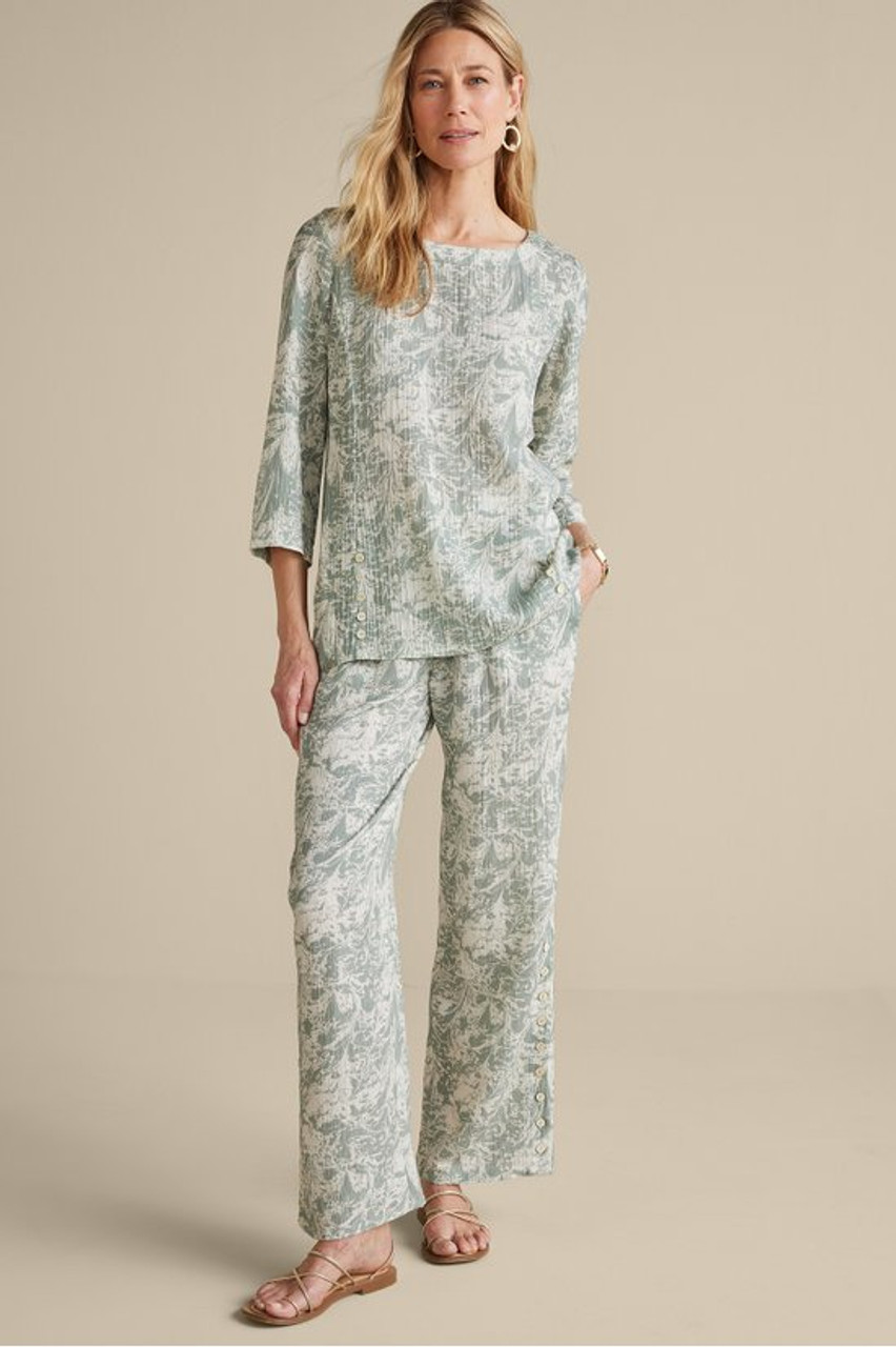 Oceo Gauze Wide-Leg Pants1474