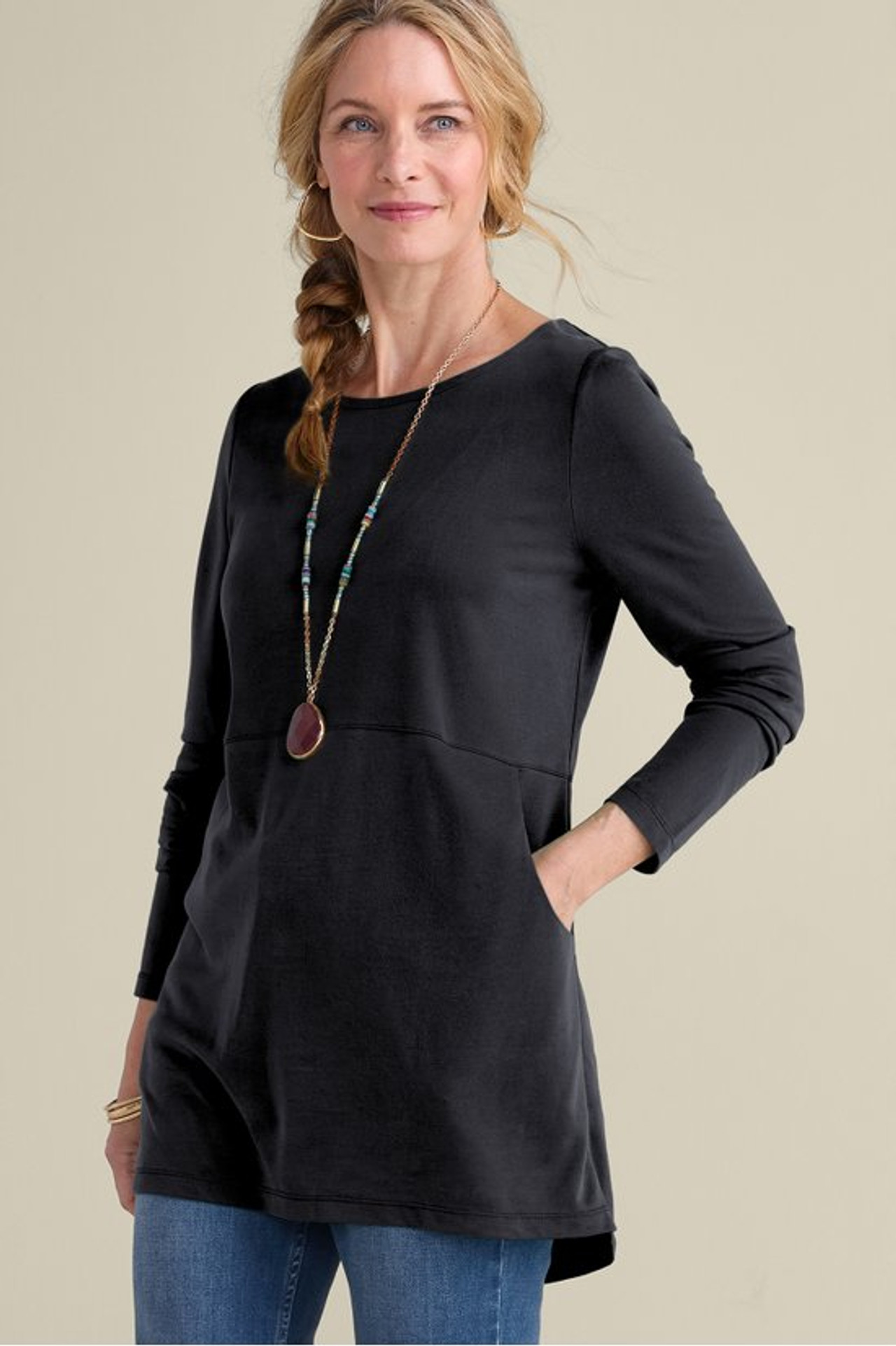 Fairfax Button-Back Tunic