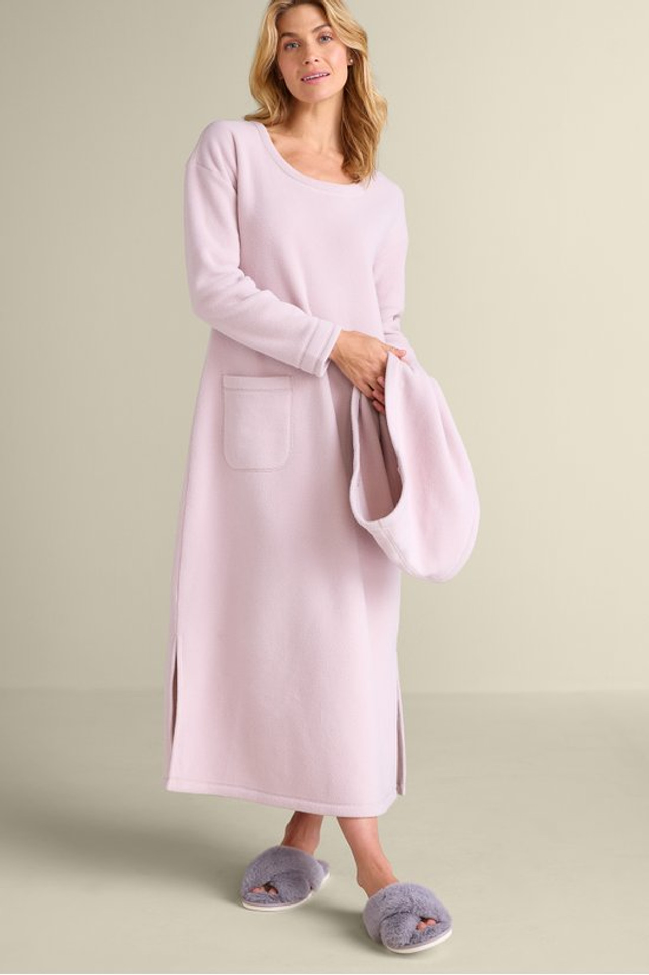 Melanie Cowl Neck Polar Fleece Lounger