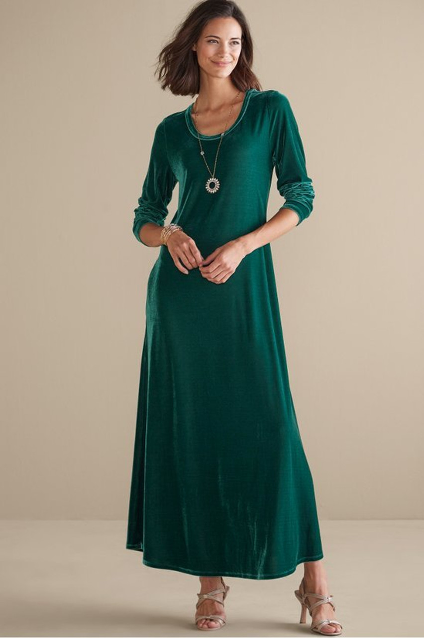 Santiago Stretch Velvet Dress1562