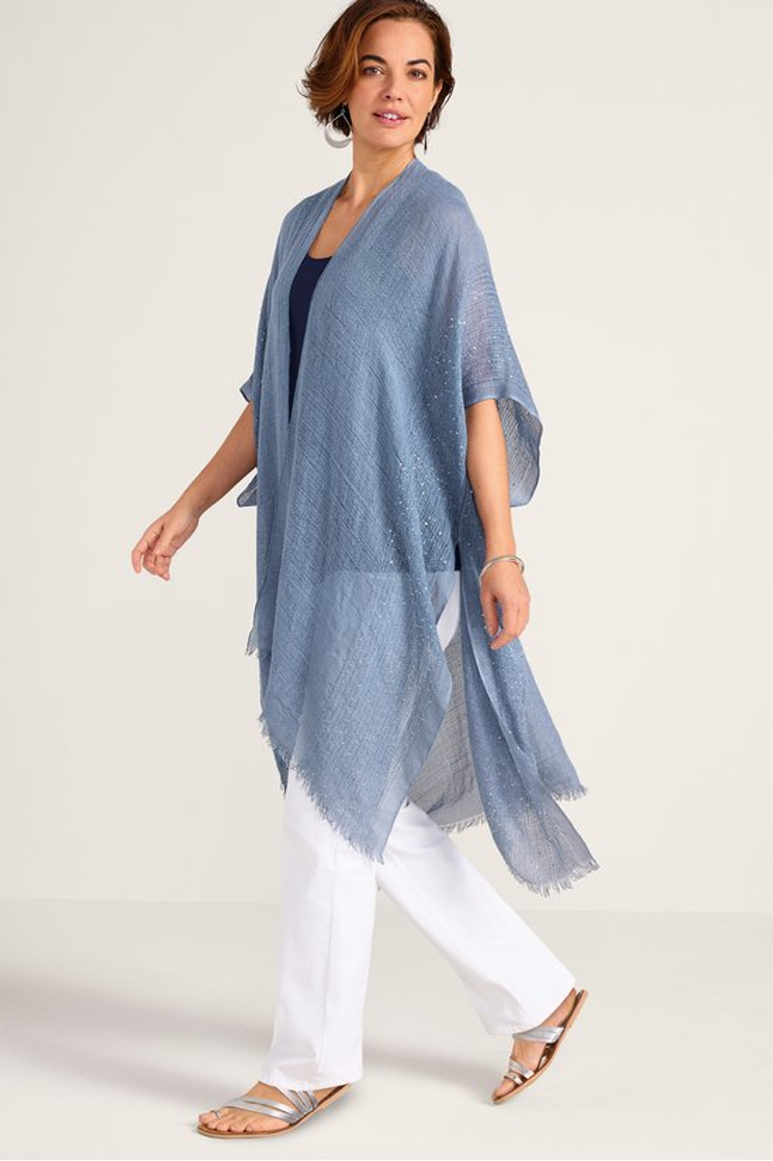 Astra Sequined Ruana